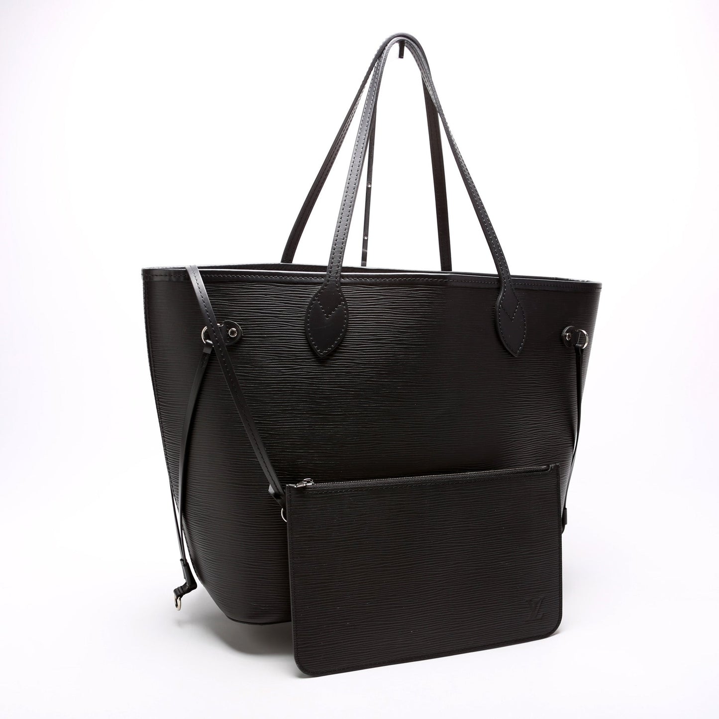 Louis Vuitton Neverfull w MM Epi Wallet Case Epi 7