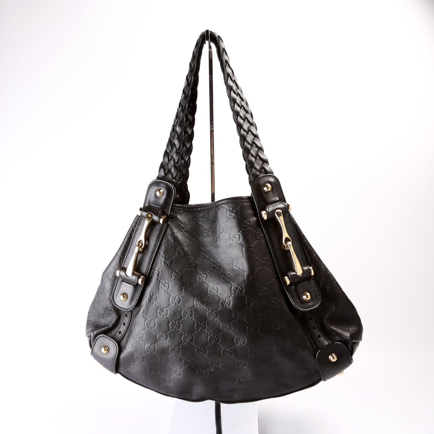 Gucci Pelham Leather Medium Tote Bag