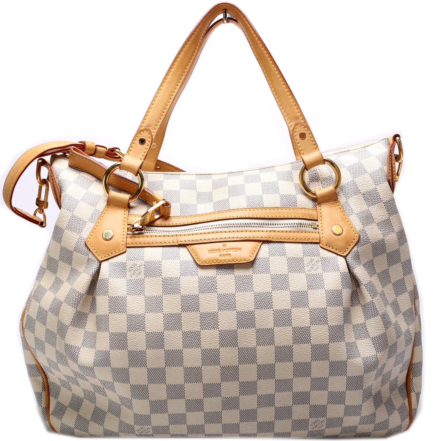 Louis Vuitton Evora MM Azur Damier Handbag Azur 7