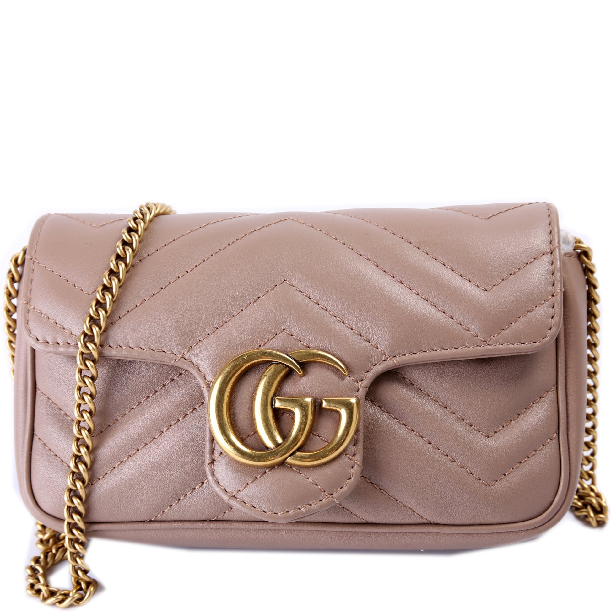 Gucci Marmont Super Mini Flap Travel Bag Flap 8