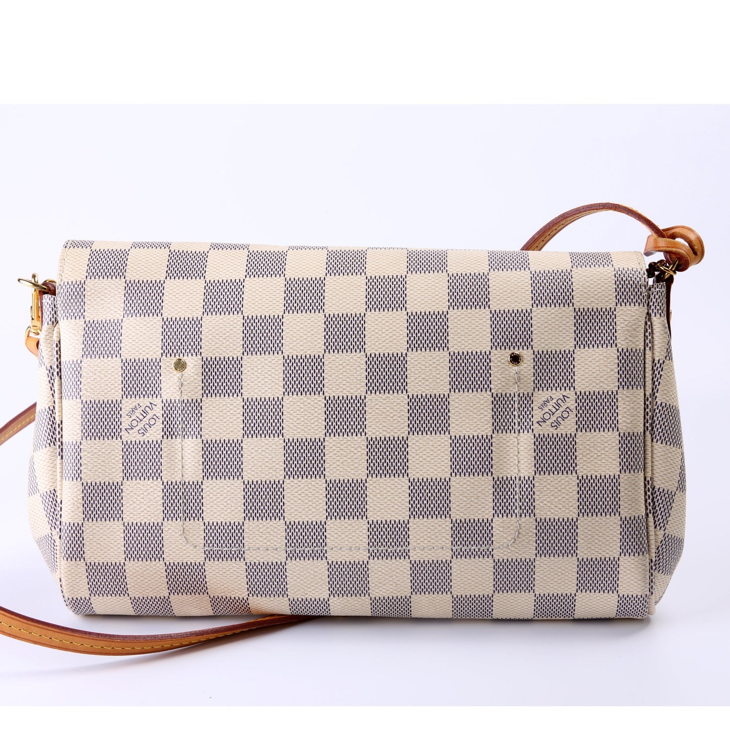 Louis Vuitton Favorite MM Azur Damier Handbag Azur 7