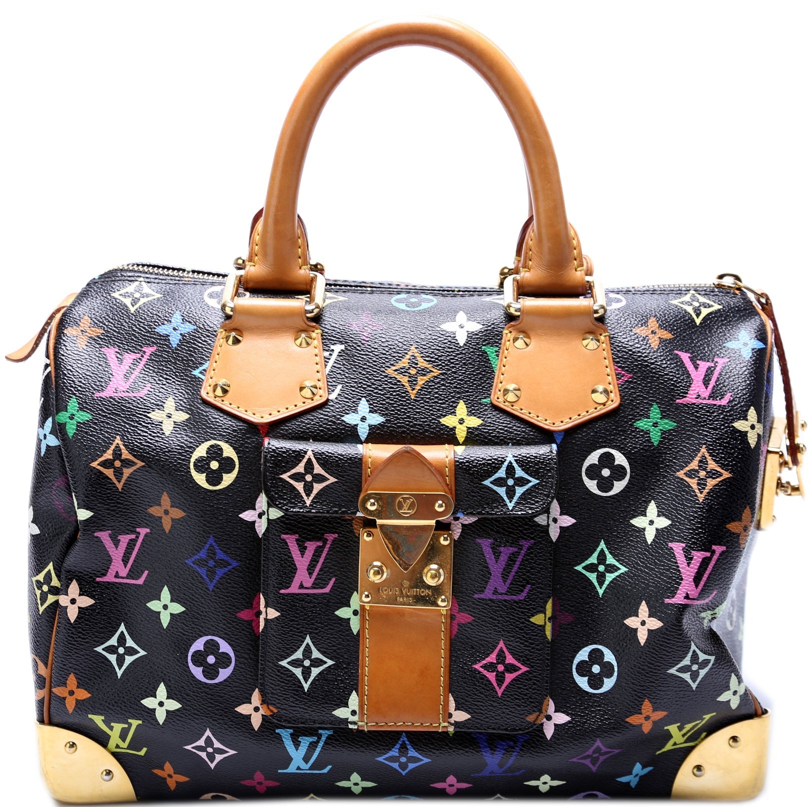 Louis Vuitton Speedy 30 Multicolor Handbag 30 Multicolor