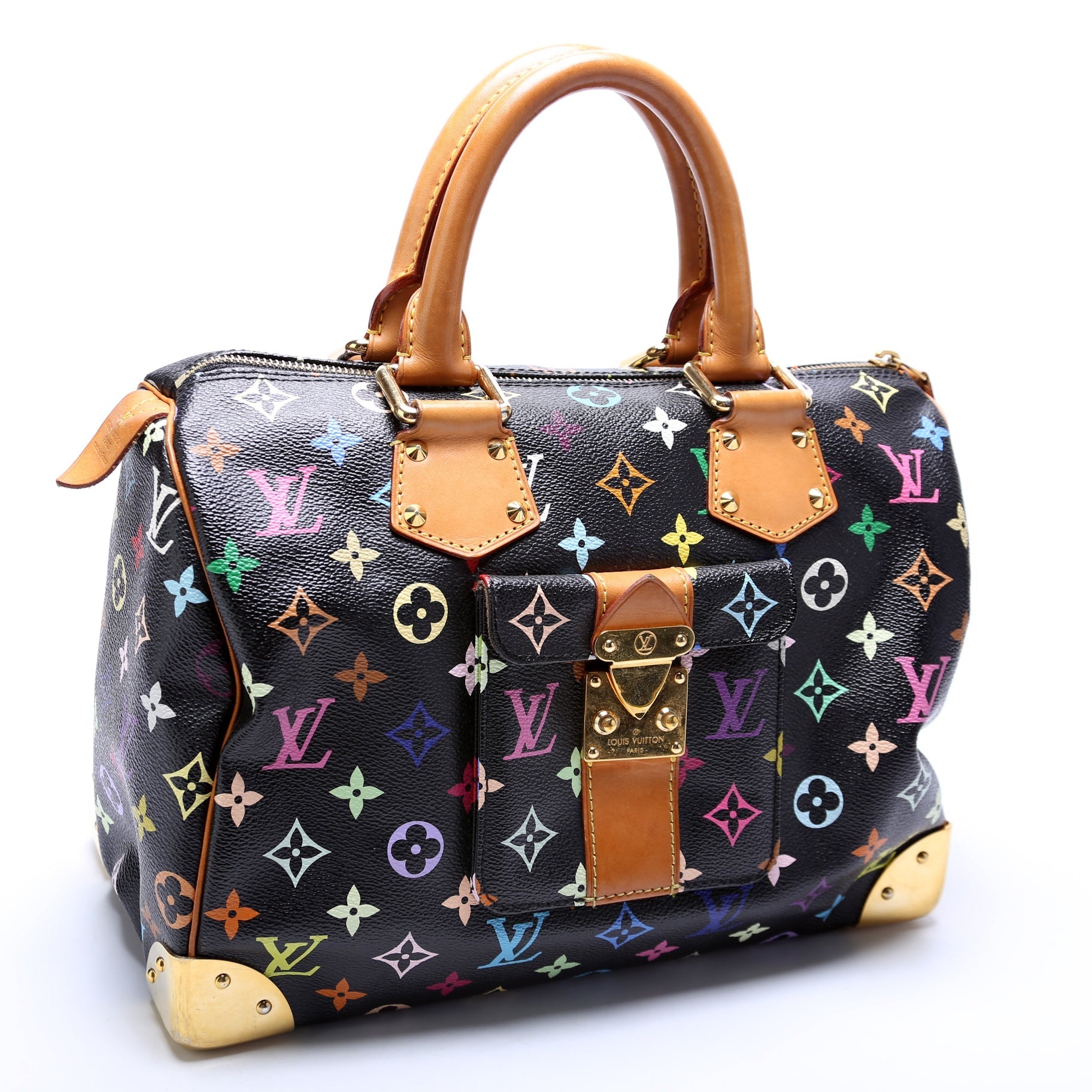 Louis Vuitton Speedy 30 Multicolor Handbag 30 Multicolor