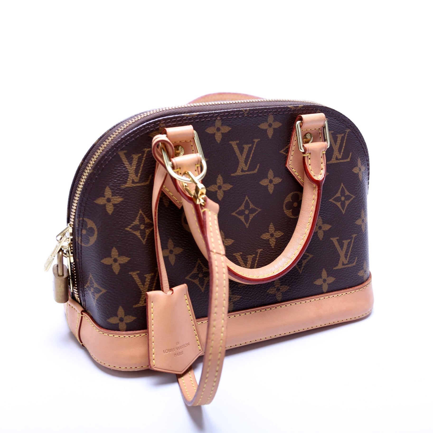 Louis Vuitton Alma BB Monogram Handbag Monogram 15