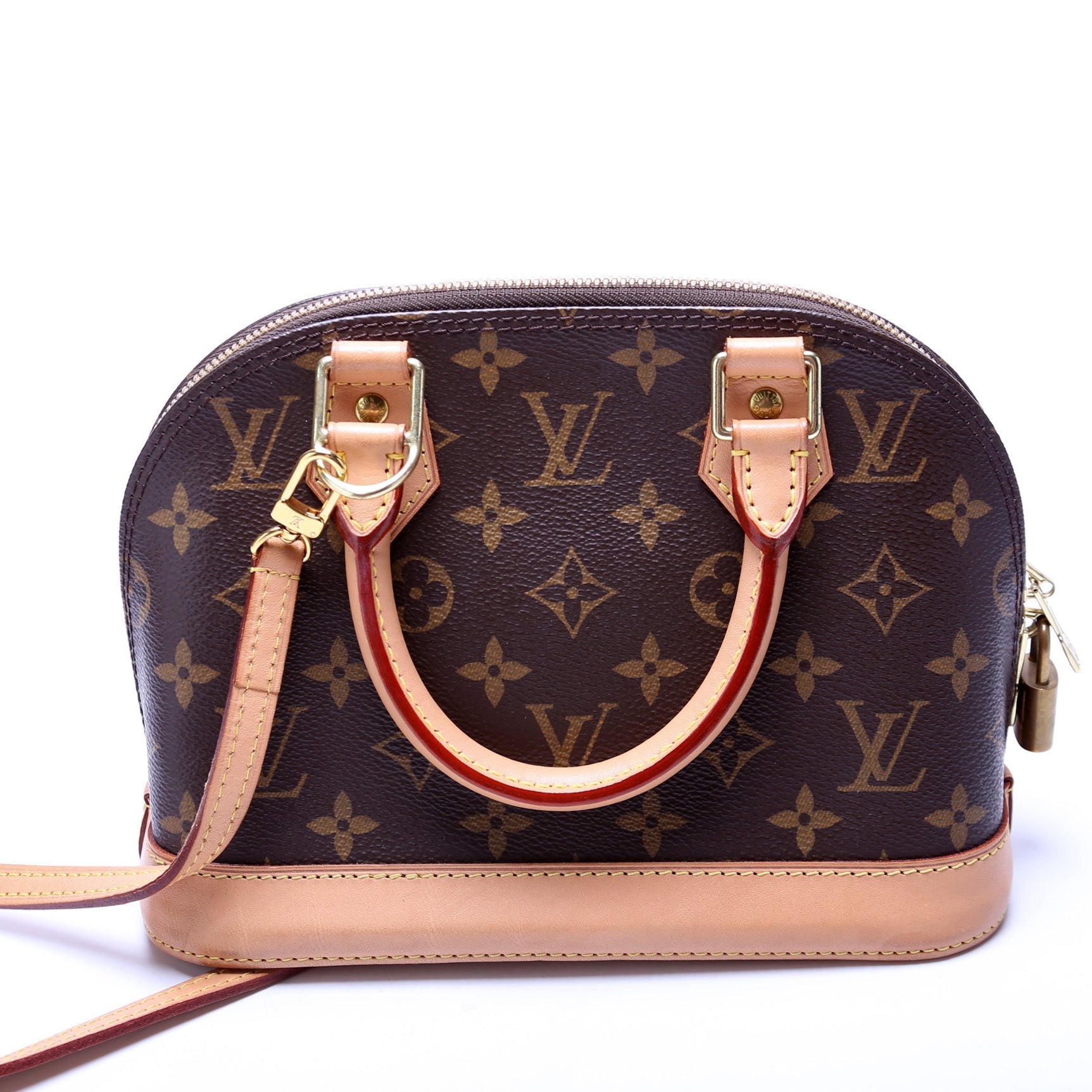 Louis Vuitton Alma BB Monogram Handbag Monogram 15