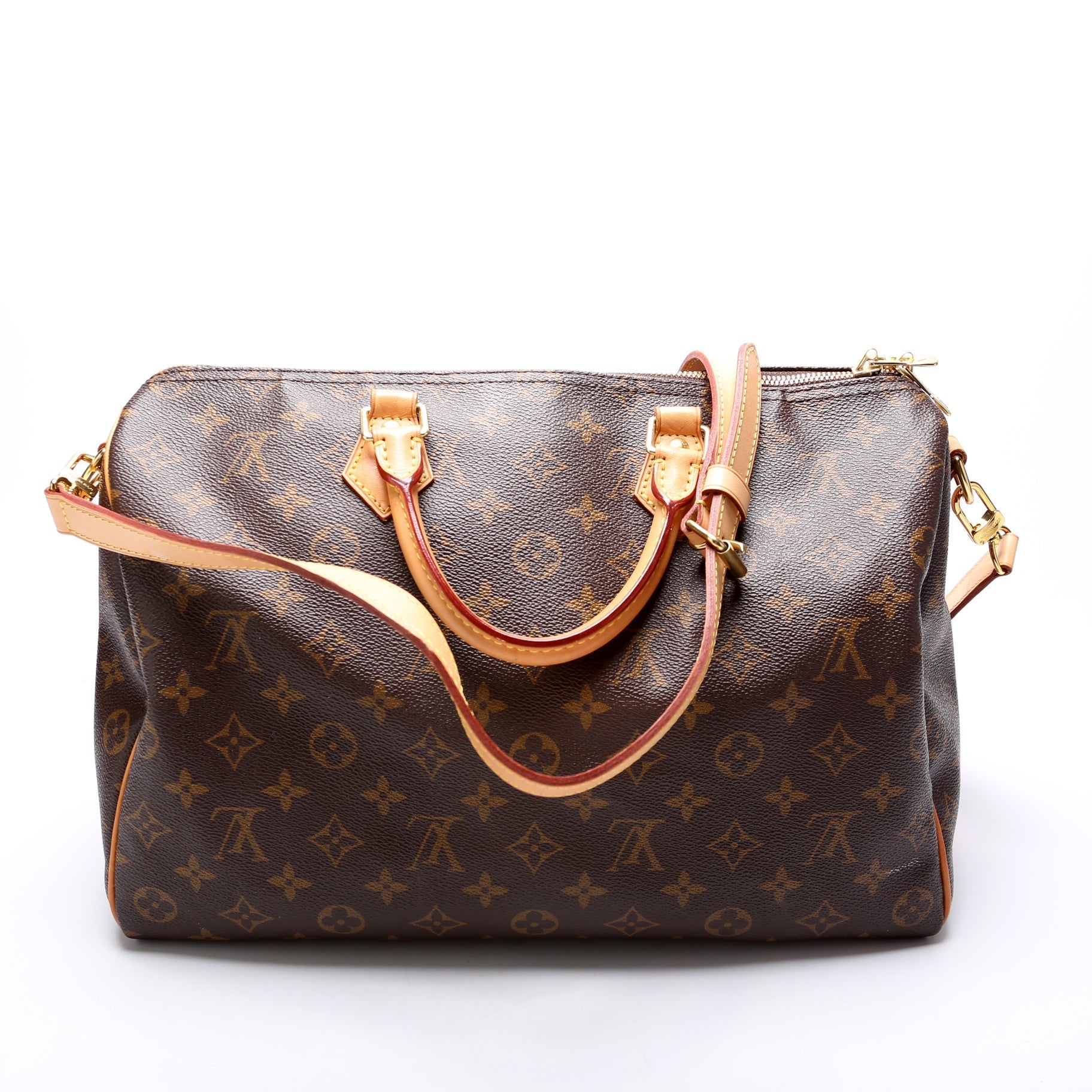 Louis Vuitton Speedy 35 Bandouliere Monogram Handbag Monogram 13