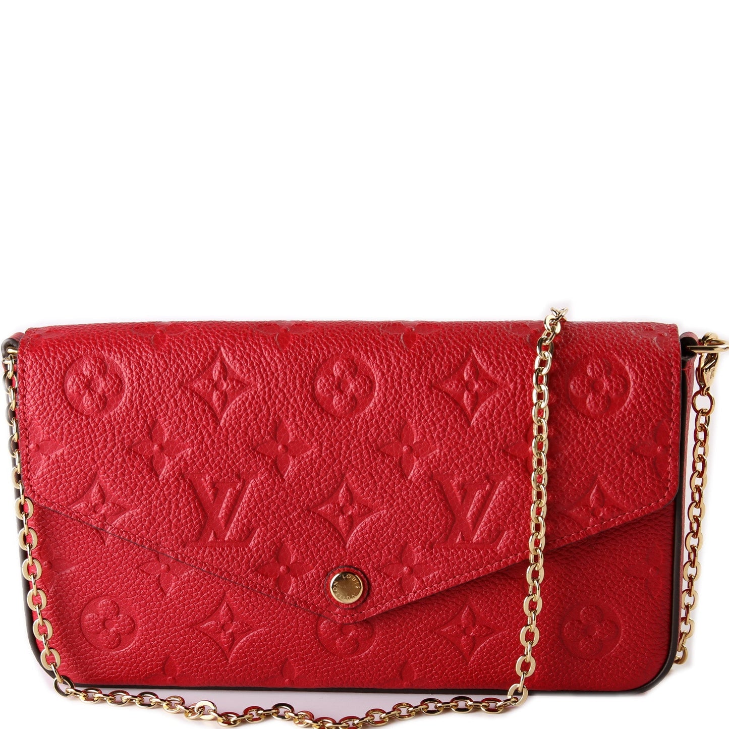 Louis Vuitton Pochette Felicie Empreinte Clutch Bag Empreinte 50