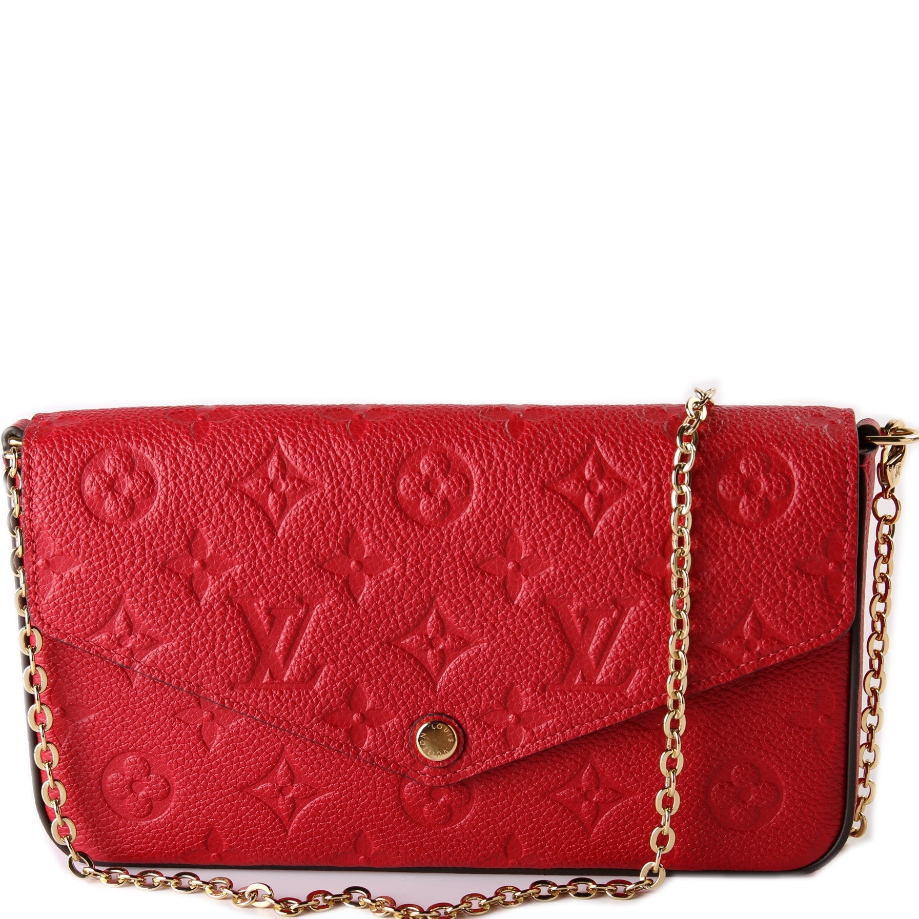Louis Vuitton Pochette Felicie Empreinte Clutch Bag Empreinte 50