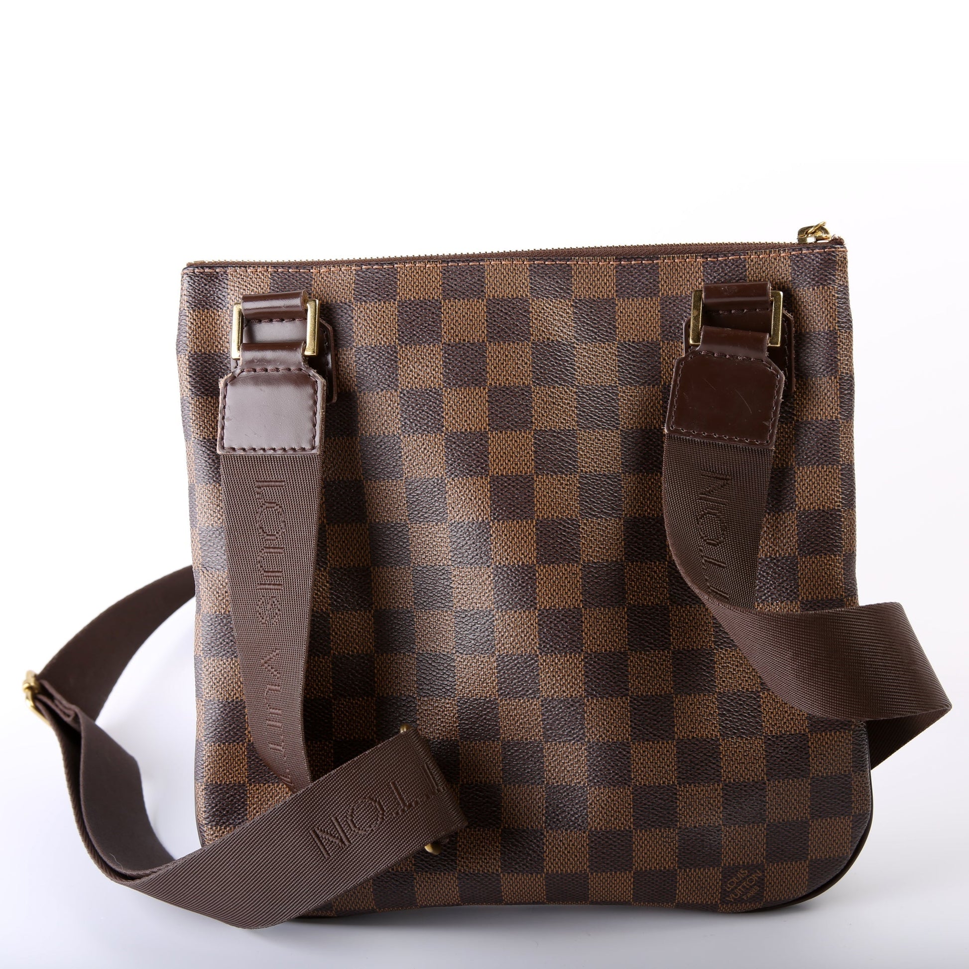 Louis Vuitton Pochette Bosphore Ebene Damier Clutch Bag Ebene 19