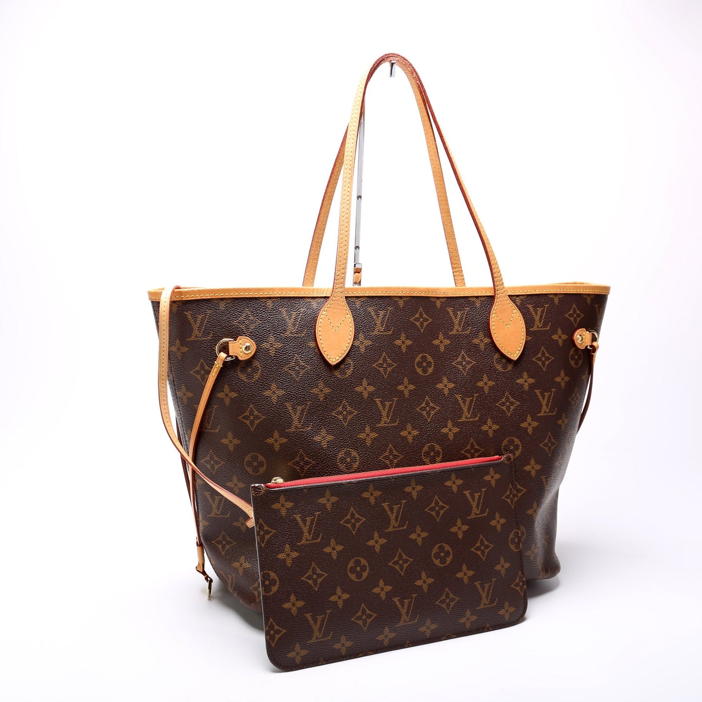 Louis Vuitton Neverfull MM W Monogram Wallet Case Monogram 26