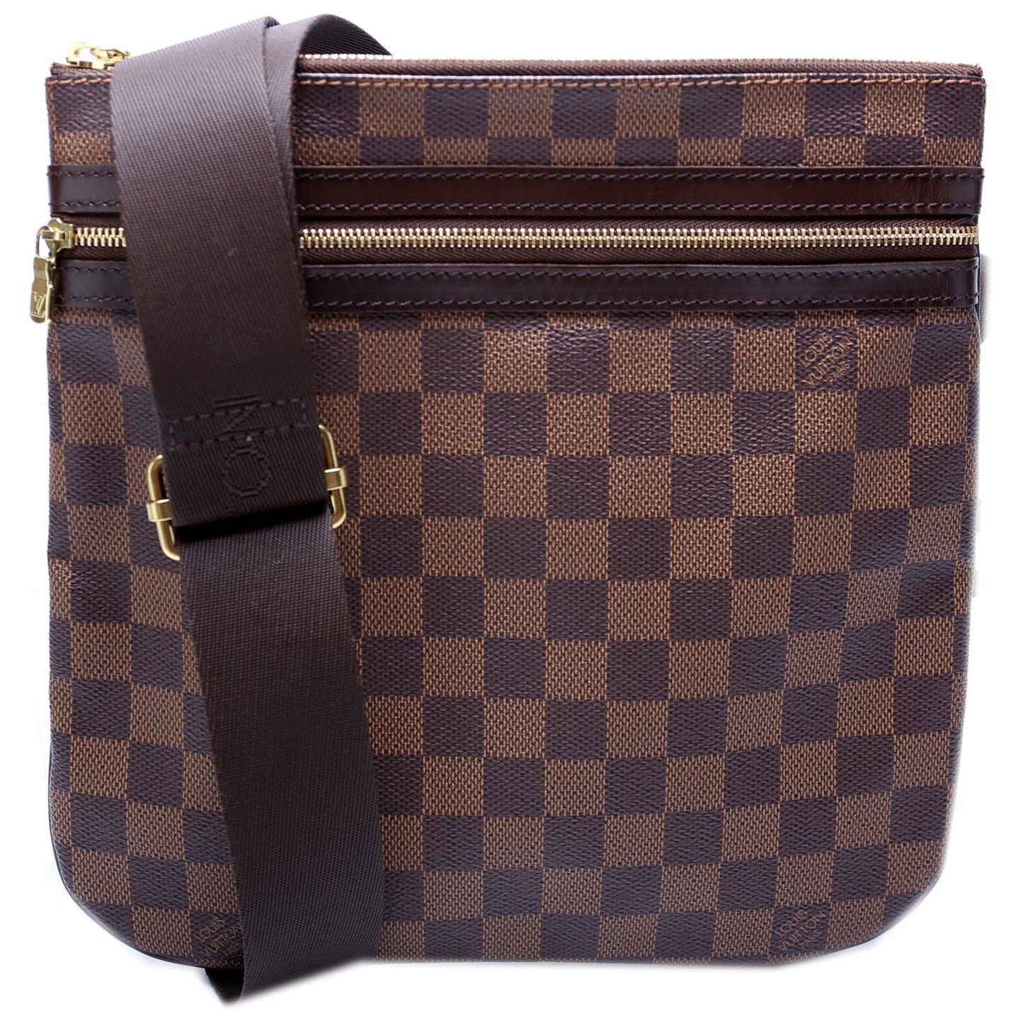 Louis Vuitton Pochette Bosphore Ebene Damier Clutch Bag Ebene 20