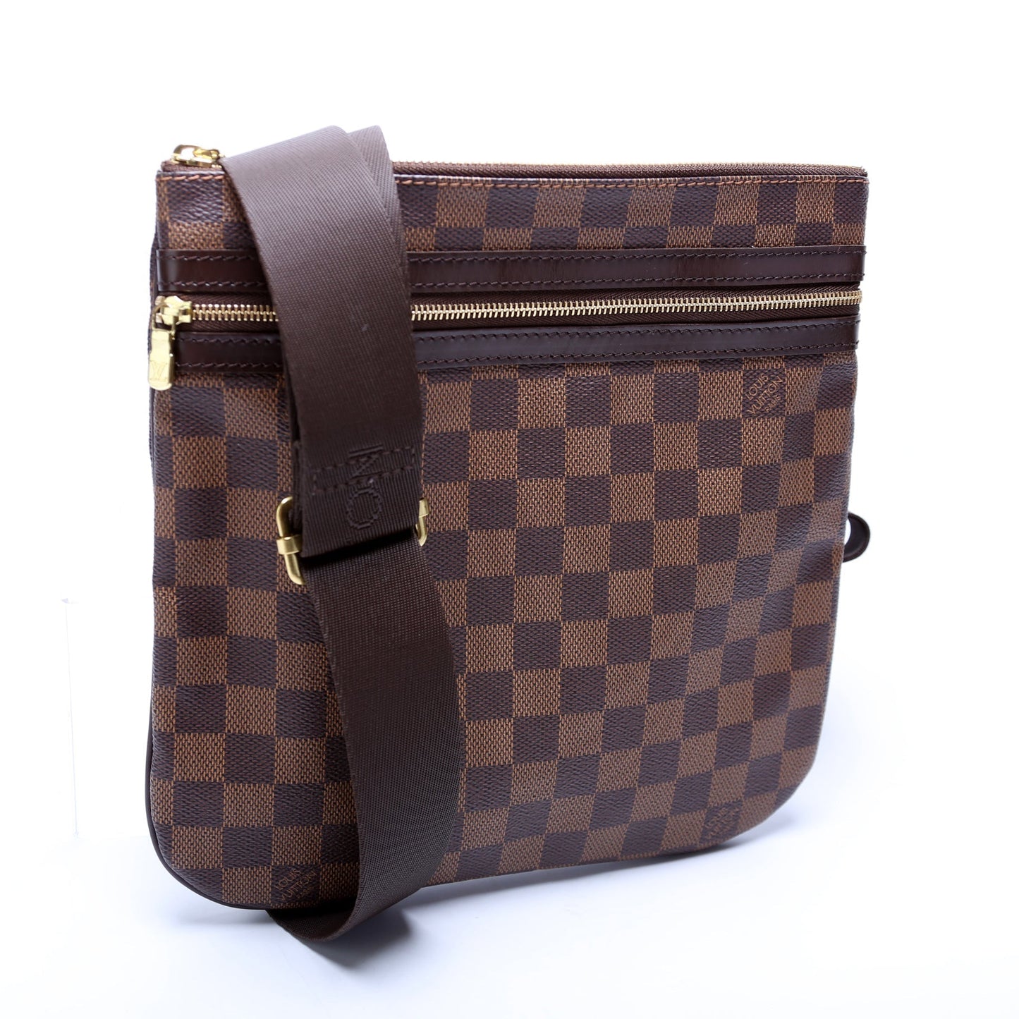 Louis Vuitton Pochette Bosphore Ebene Damier Clutch Bag Ebene 20