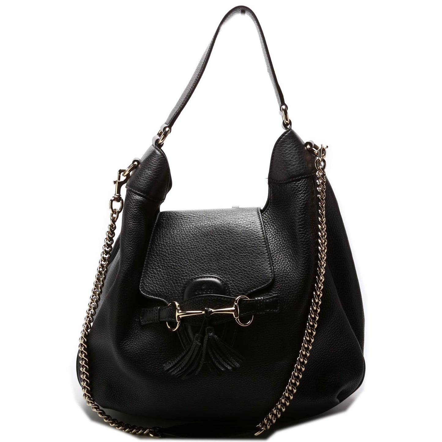 Gucci Emily Leather Shoulder Bag Hobo 1