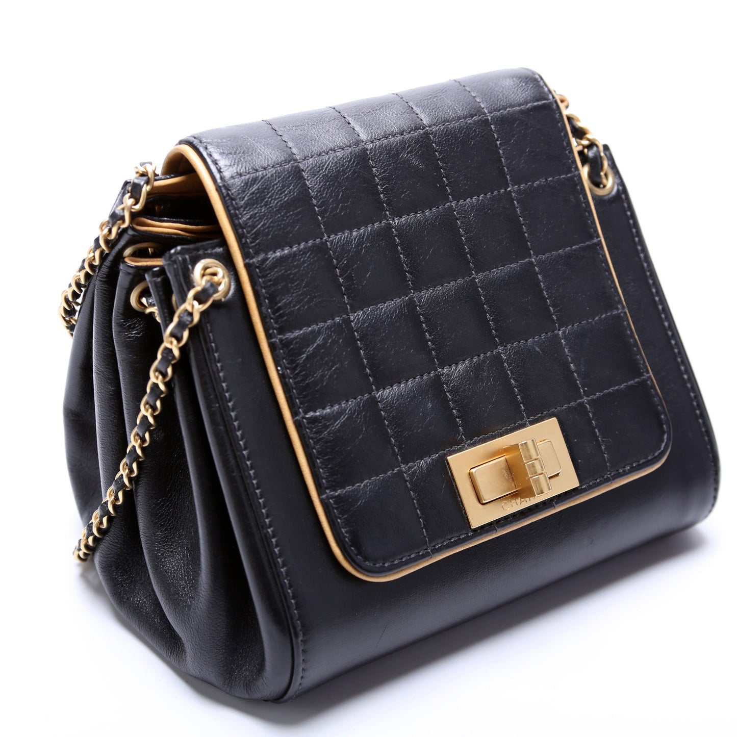 Chanel Reissue Accordion Chocolate Bar 6M Shoulder Bag