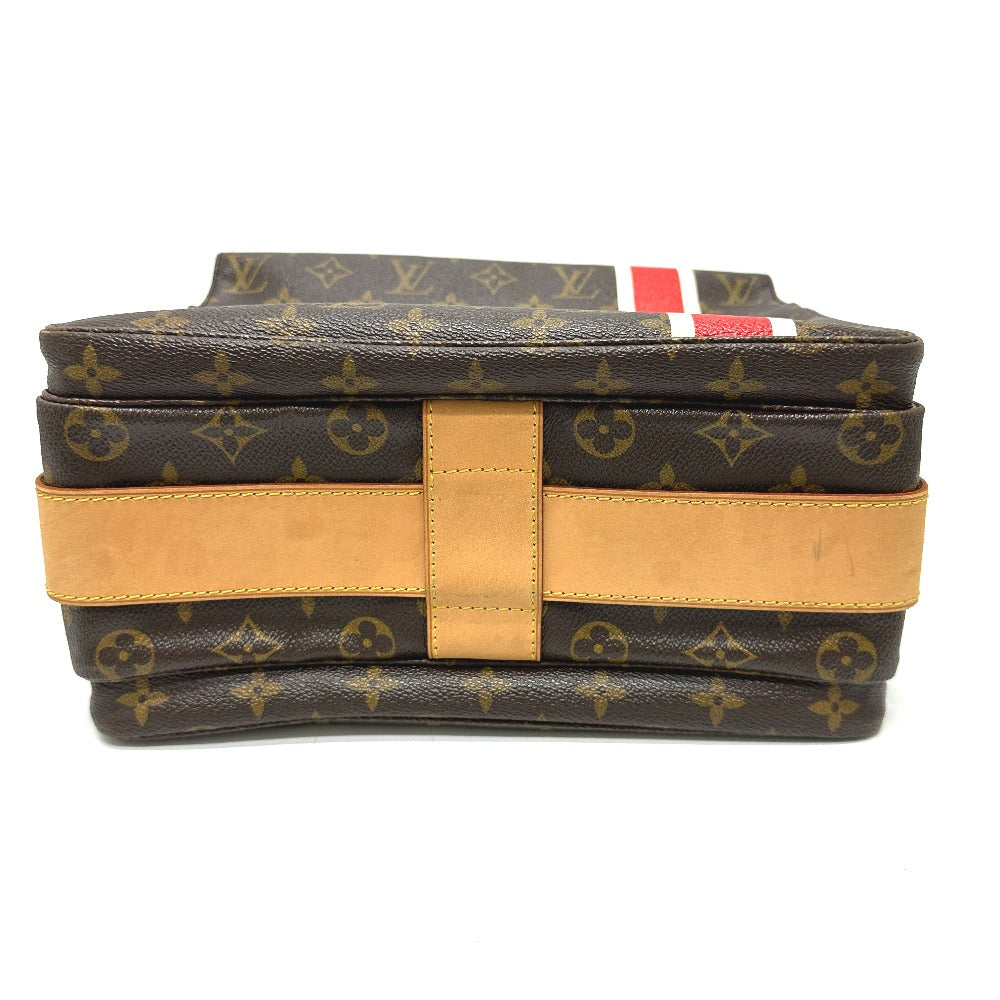 Louis Vuitton M41431 China Run Monogram Canvas Brown Shoulder Bag