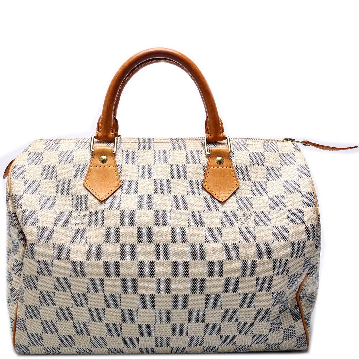 Louis Vuitton Speedy 30 Azur Damier Handbag Azur 6