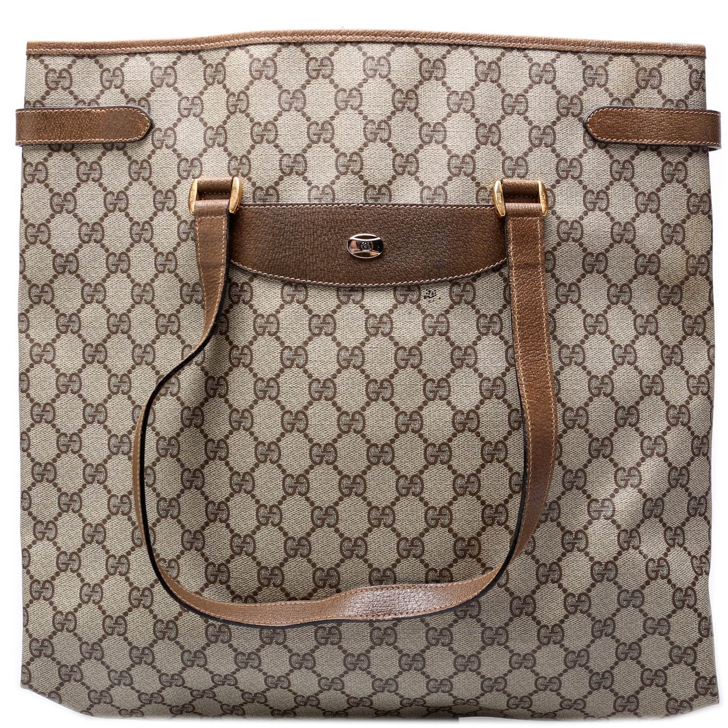 Gucci 39.02.061 GG Supreme Vertical Tote Bag