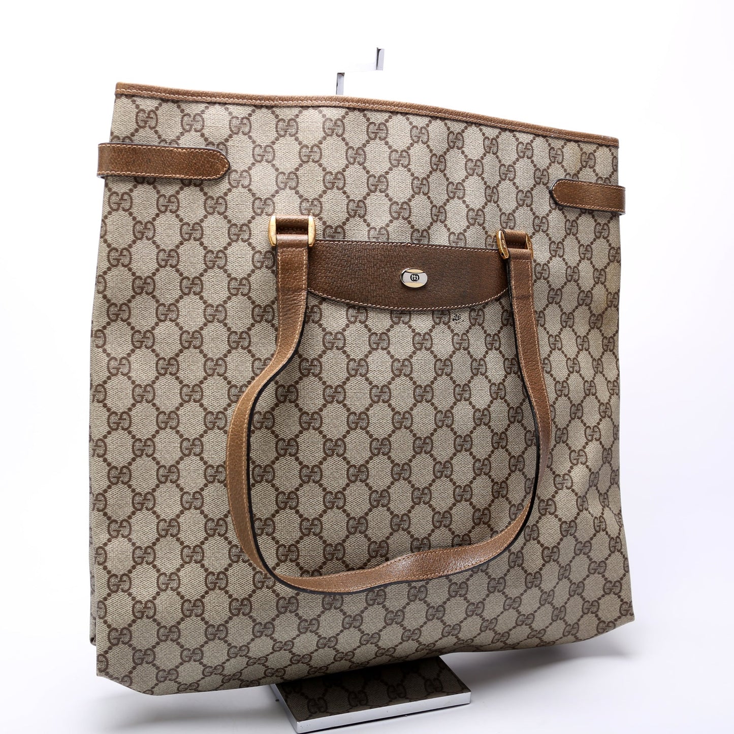 Gucci 39.02.061 GG Supreme Vertical Tote Bag