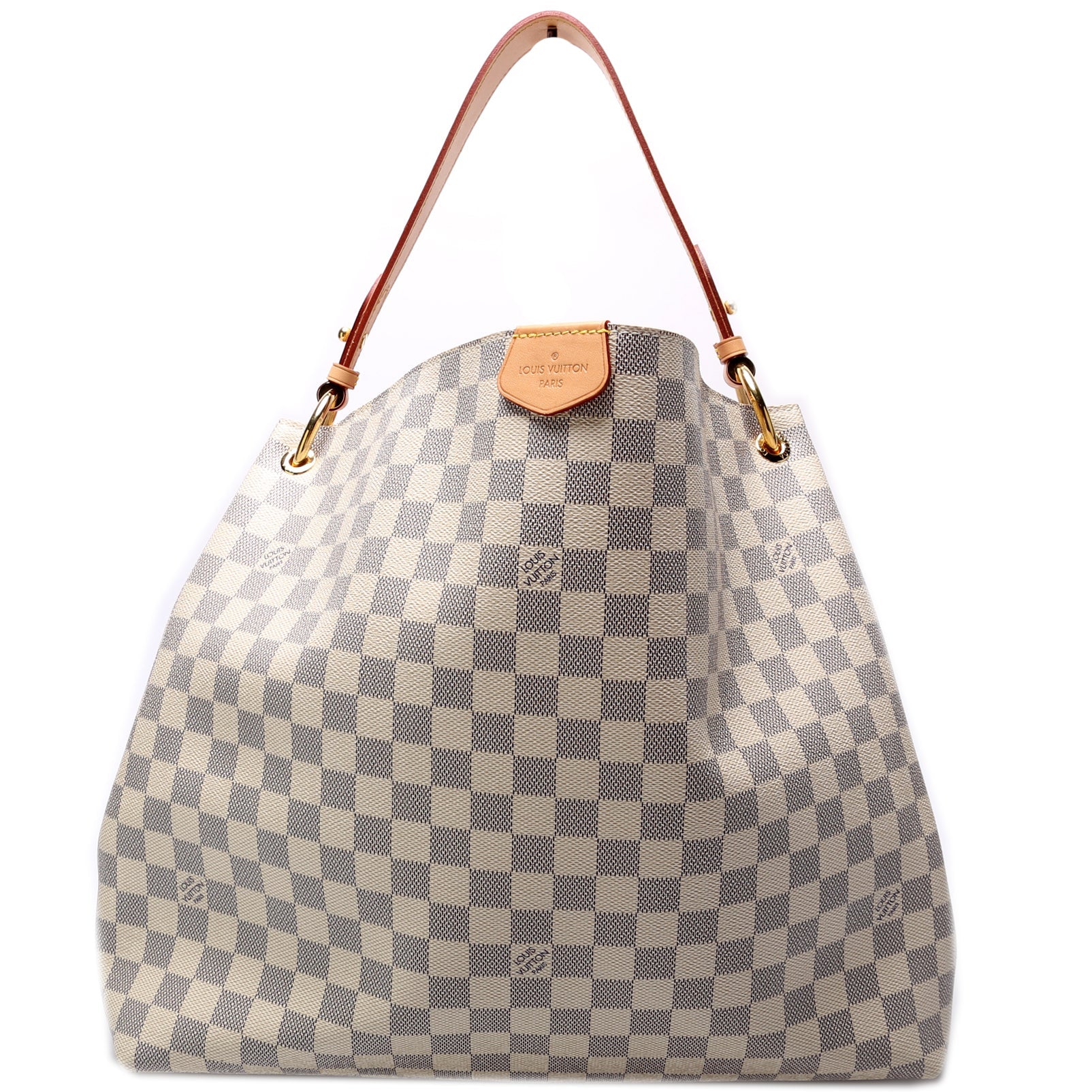 Louis Vuitton Graceful MM Azur Damier Handbag Azur 8