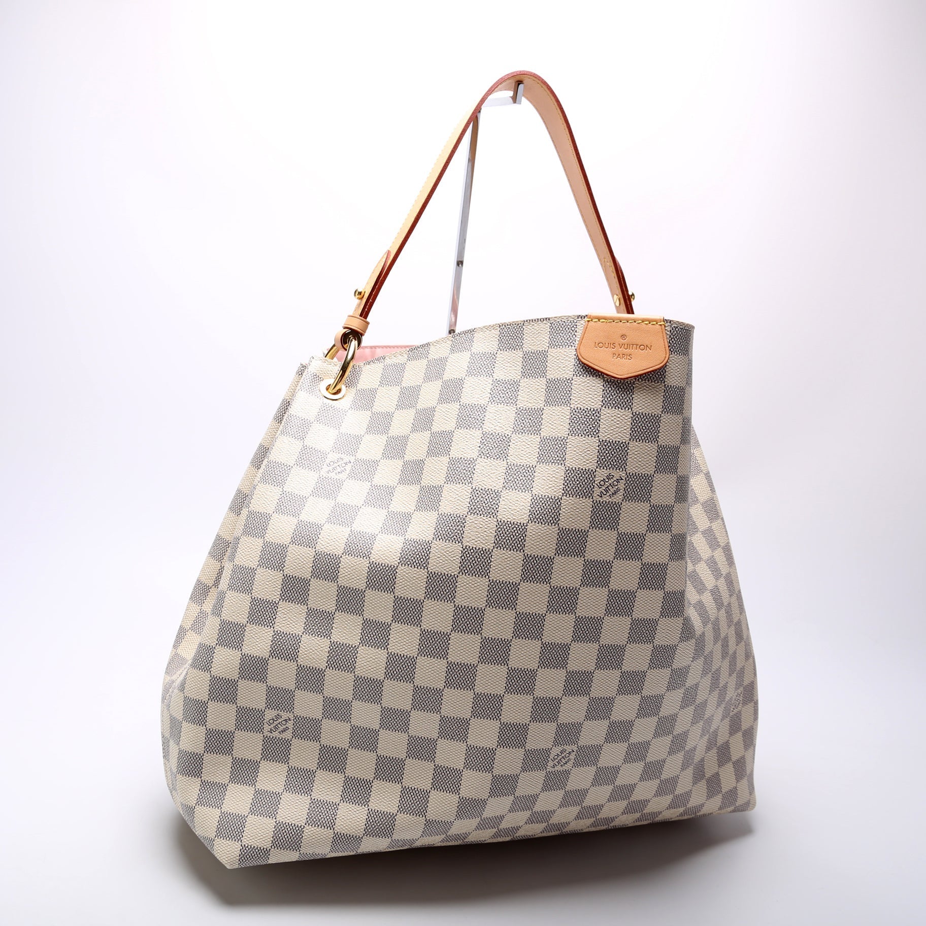 Louis Vuitton Graceful MM Azur Damier Handbag Azur 8