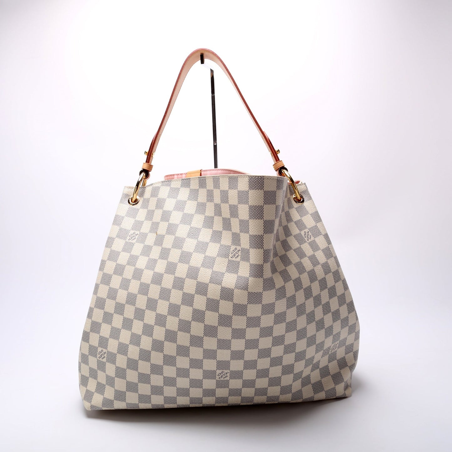 Louis Vuitton Graceful MM Azur Damier Handbag Azur 8