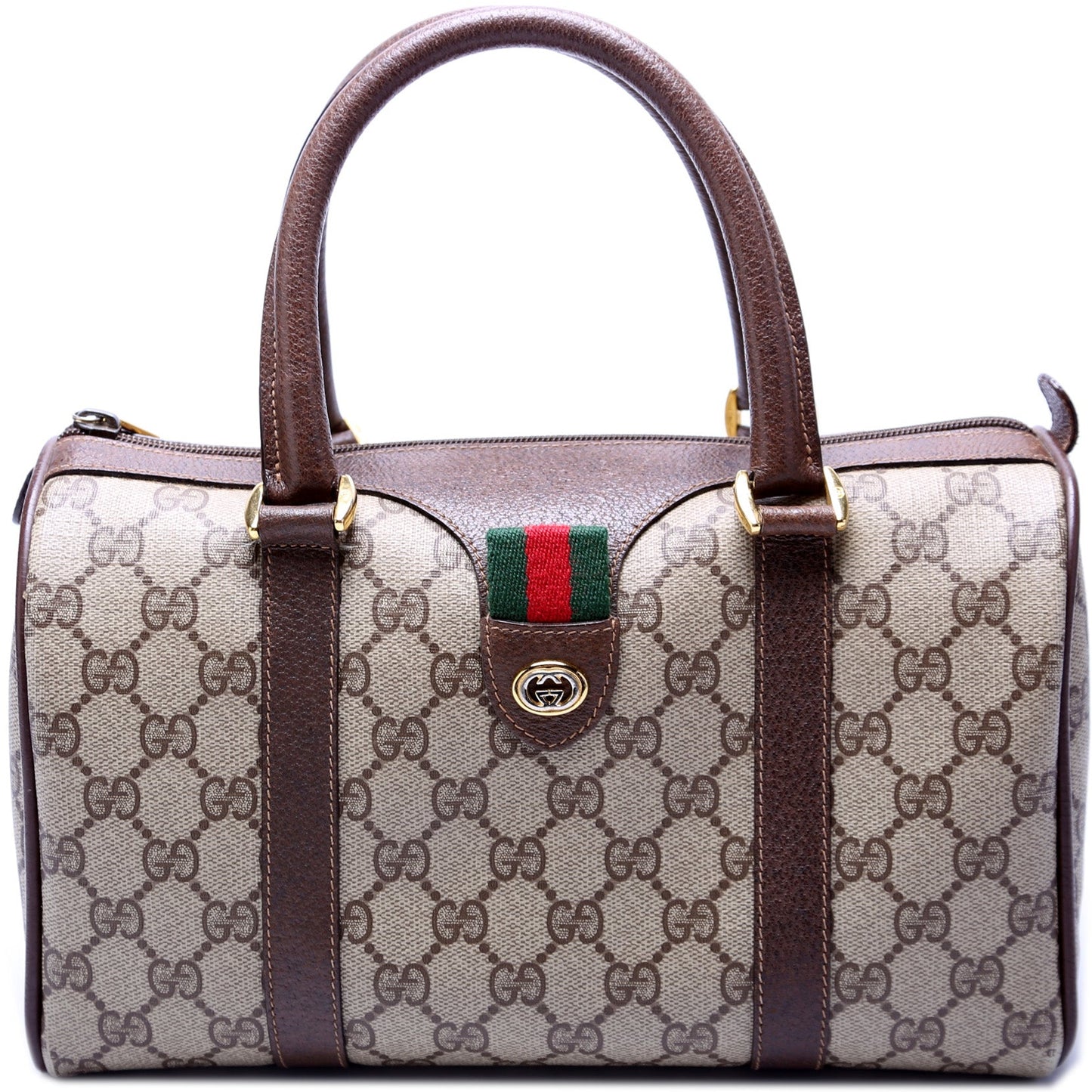 Gucci 39.02.006 GG Supreme Boston Travel Bag