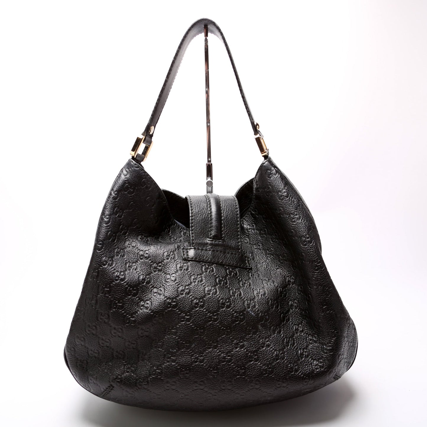 Gucci GG Leather Large Shoulder Bag Large Hobo
