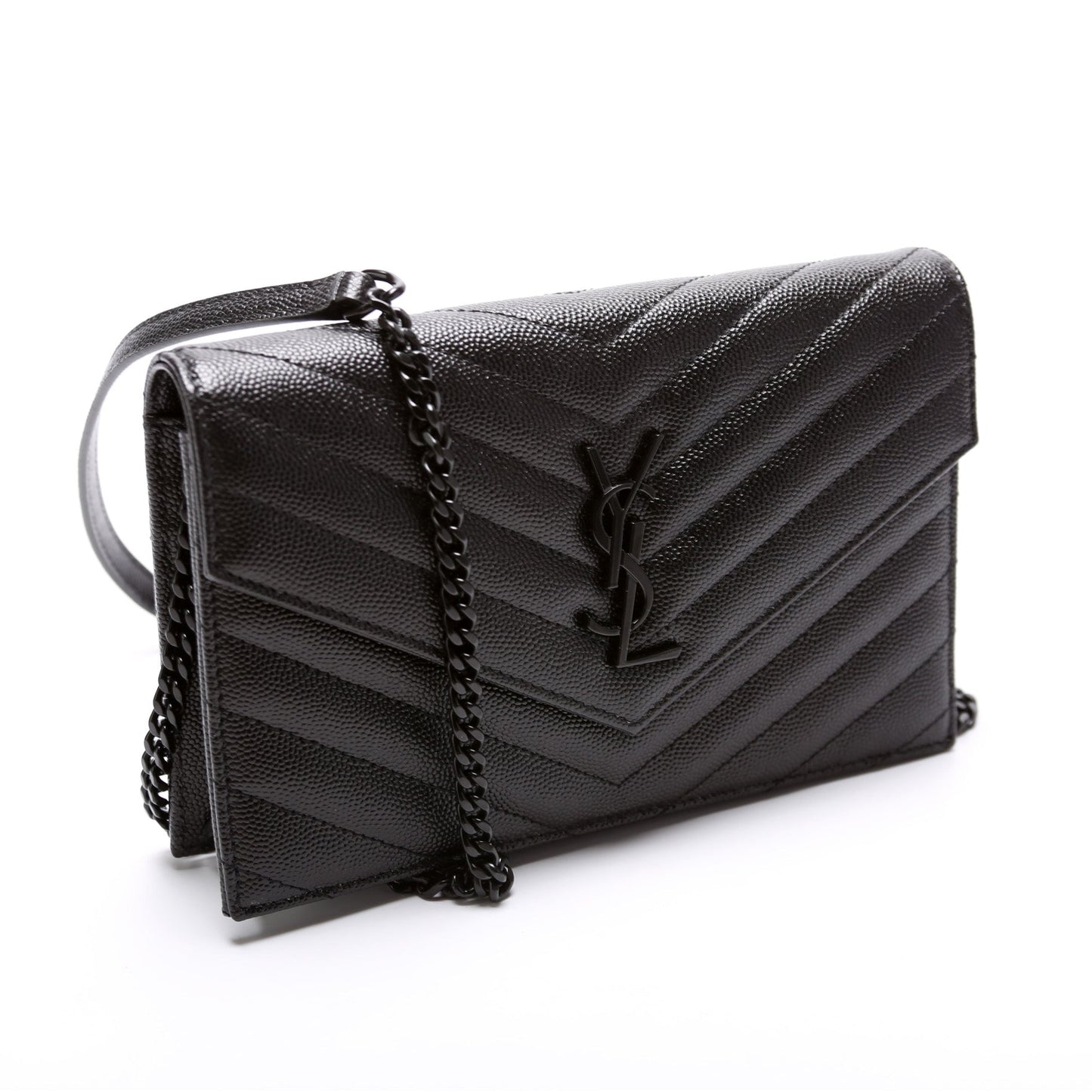 YSL Saint Laurent Envelope Wallet Bag Chain Travel Bag Chain Wallet 4