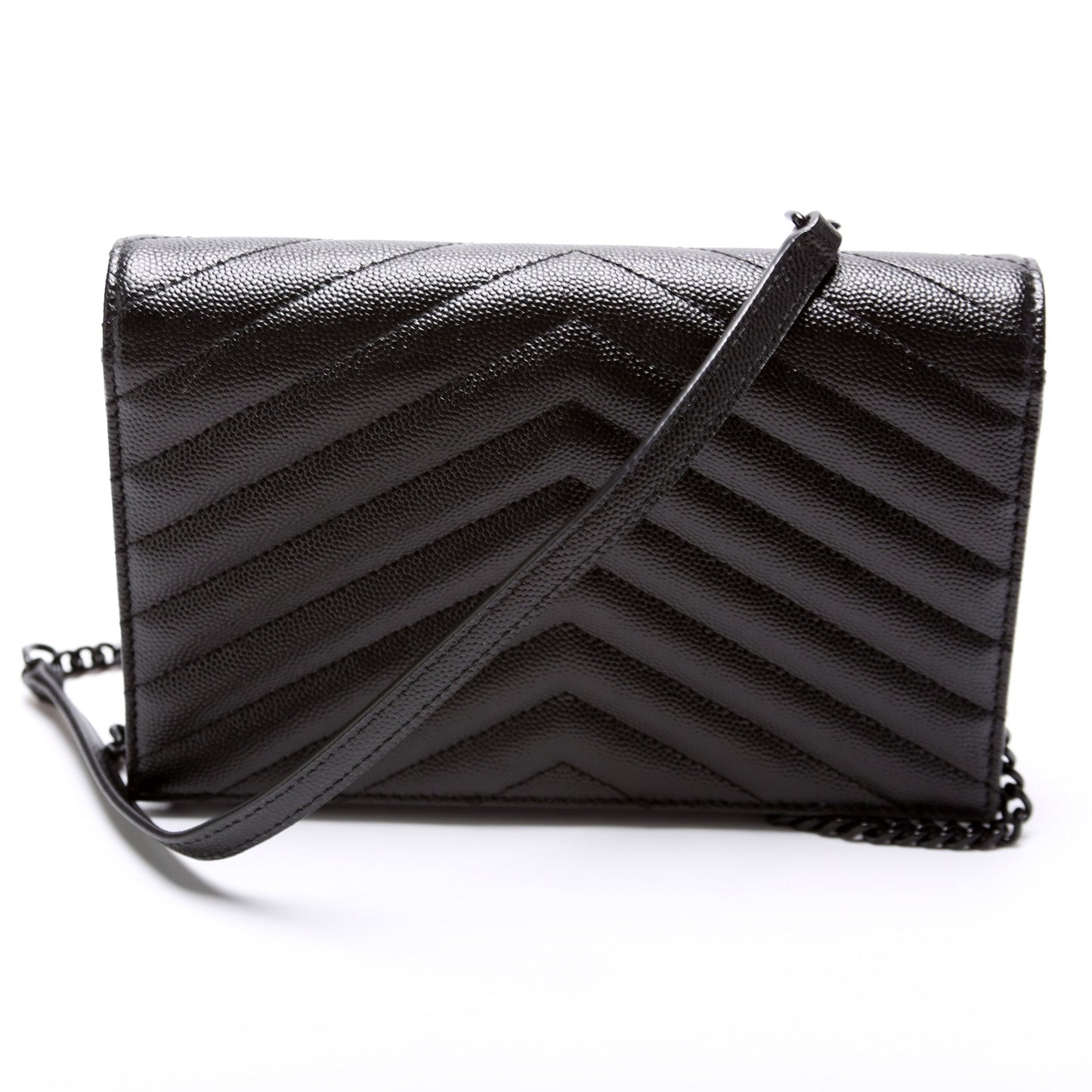 YSL Saint Laurent Envelope Wallet Bag Chain Travel Bag Chain Wallet 4