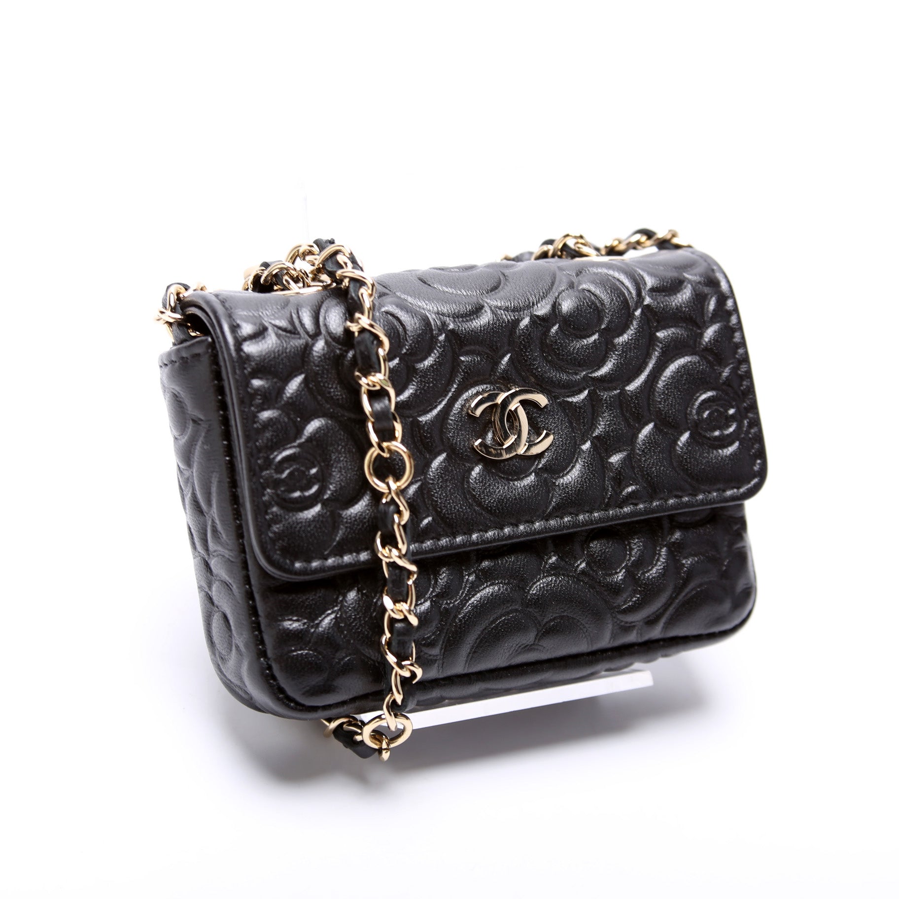 Chanel Camellia Lambskin Belt 31M