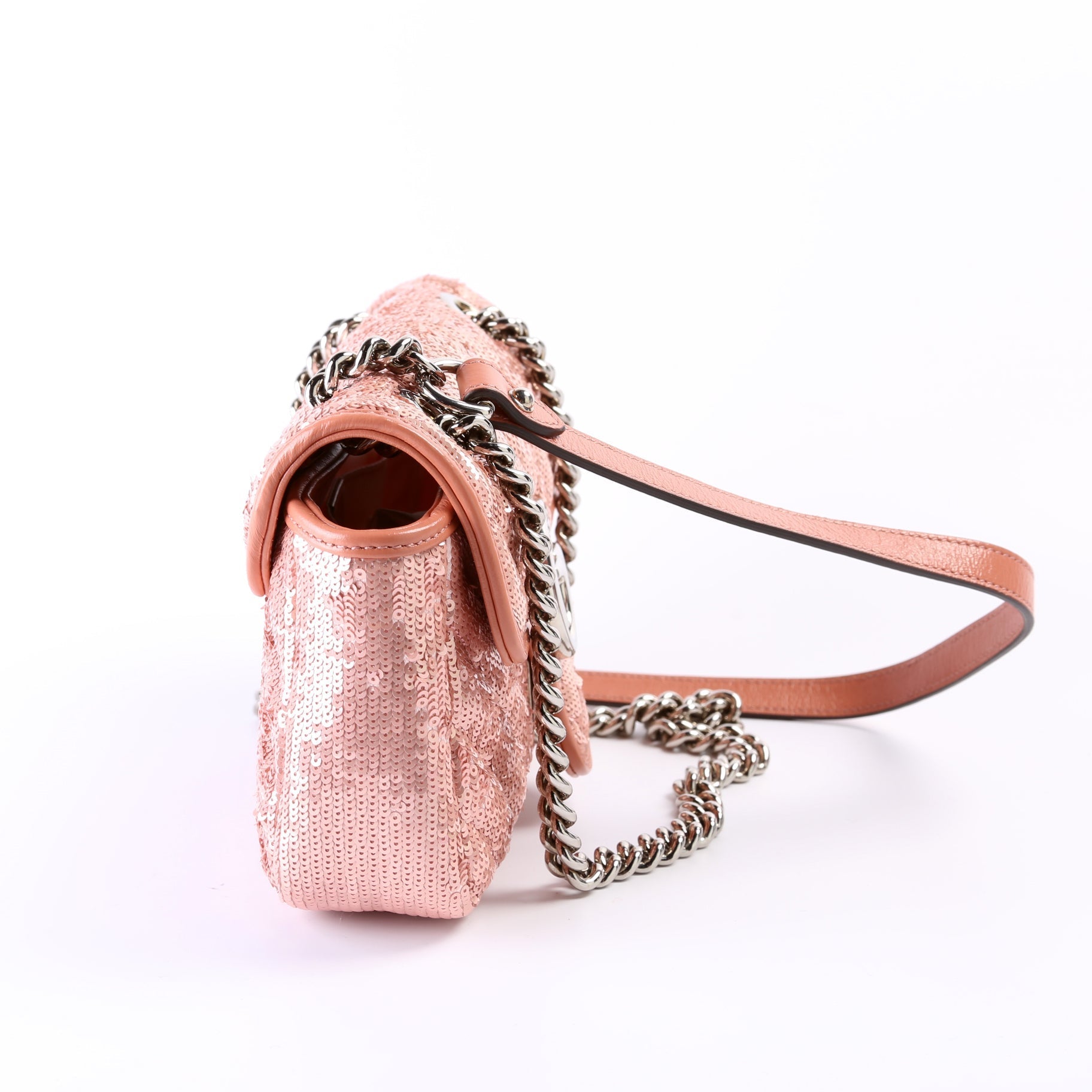 Gucci Marmont Sequin Mini Flap Shoulder Bag