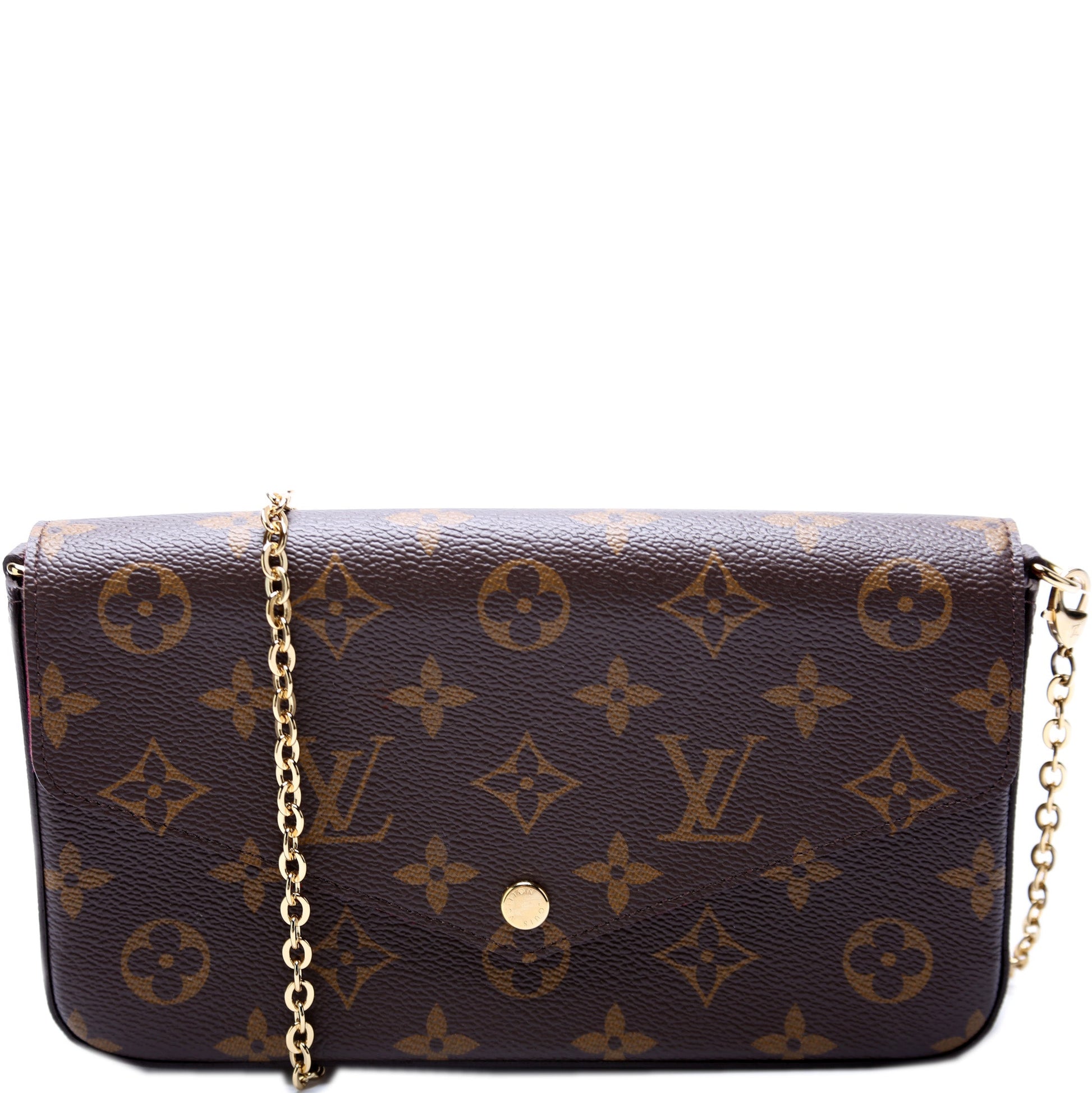 Louis Vuitton Pochette Felicie Monogram Clutch Bag Monogram 23