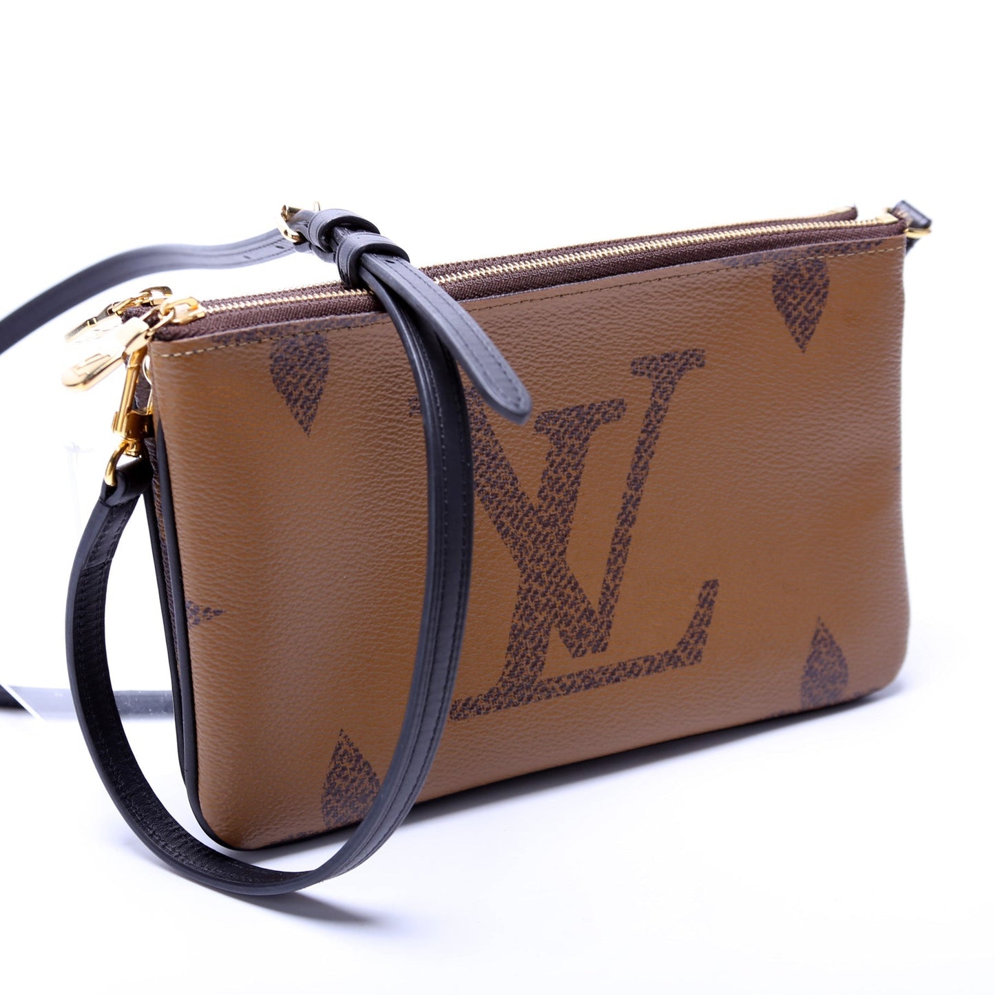 Louis Vuitton Double Zip Pochette Giant Reverse Monogram Clutch Bag Monogram 4