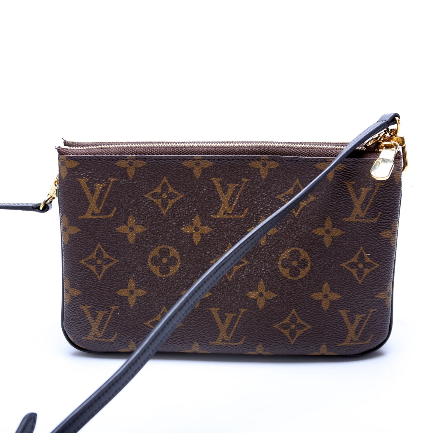 Louis Vuitton Double Zip Pochette Giant Reverse Monogram Clutch Bag Monogram 4