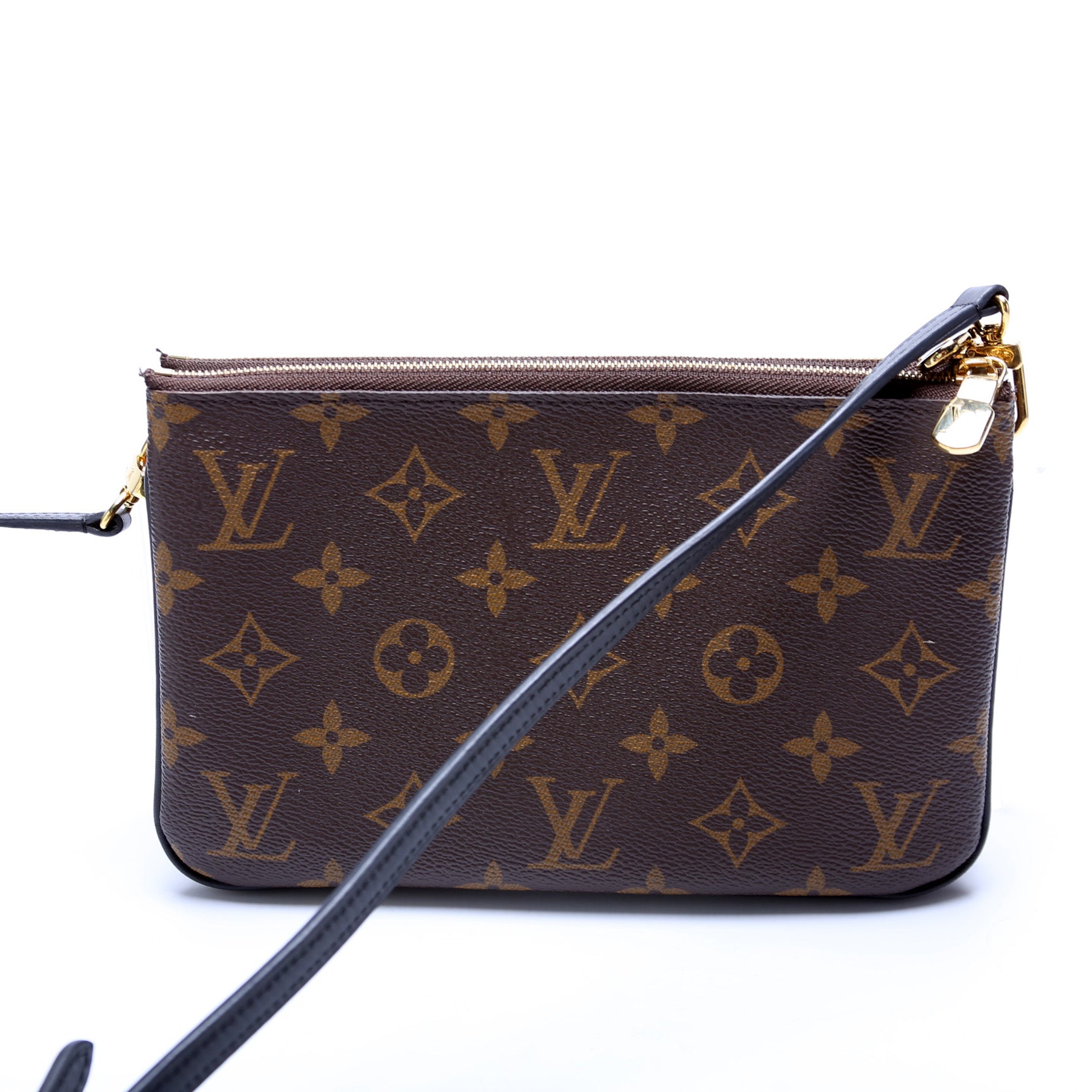 Louis Vuitton Double Zip Pochette Giant Reverse Monogram Clutch Bag Monogram 4