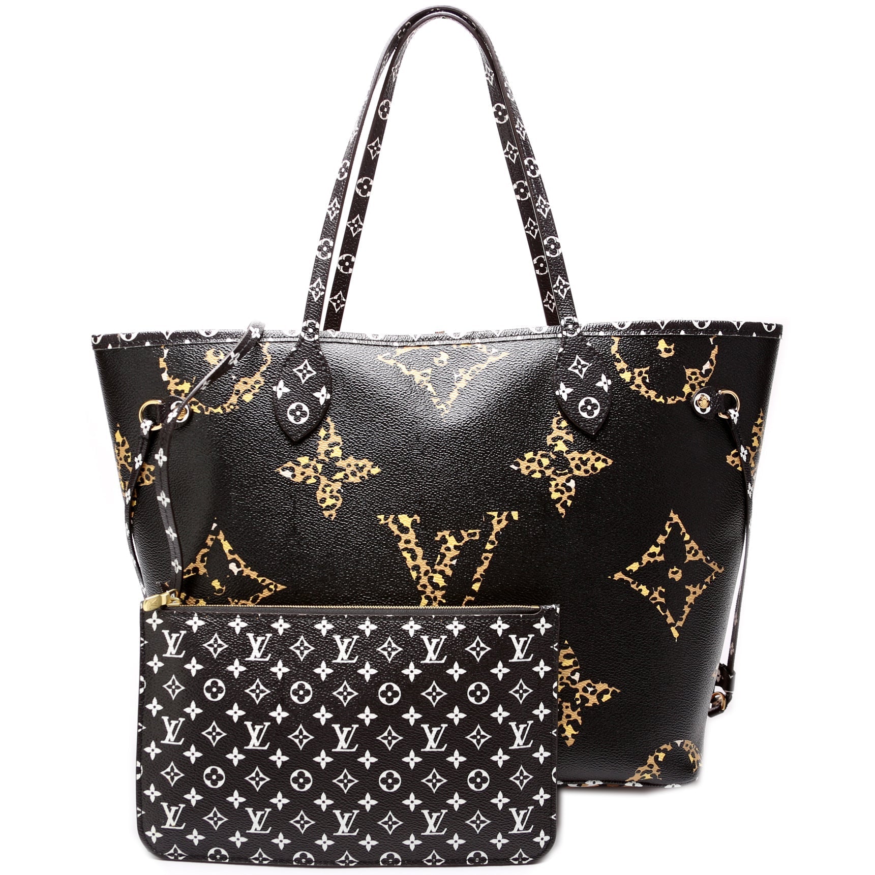 Louis Vuitton Neverfull W MM Jungle Wallet Case Jungle 1