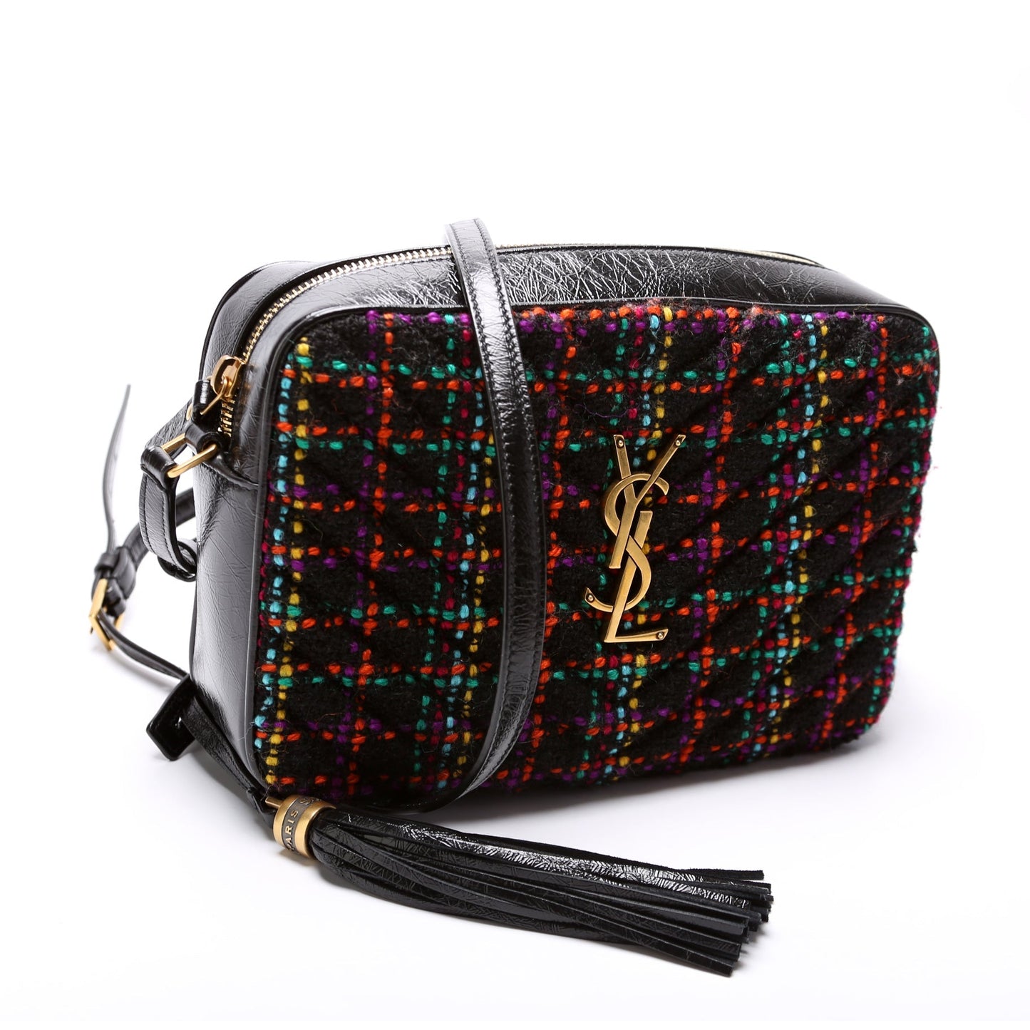 YSL Saint Laurent Saint Laurent Lou Camera Tweed Bag Travel Bag