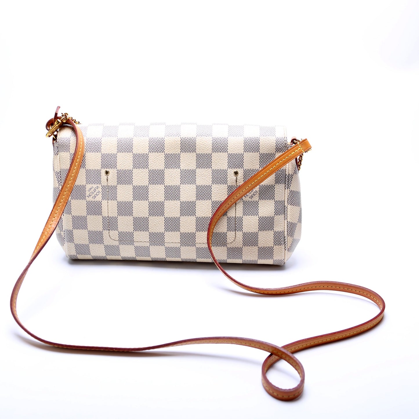Louis Vuitton Favorite MM Azur Damier Handbag Azur 10