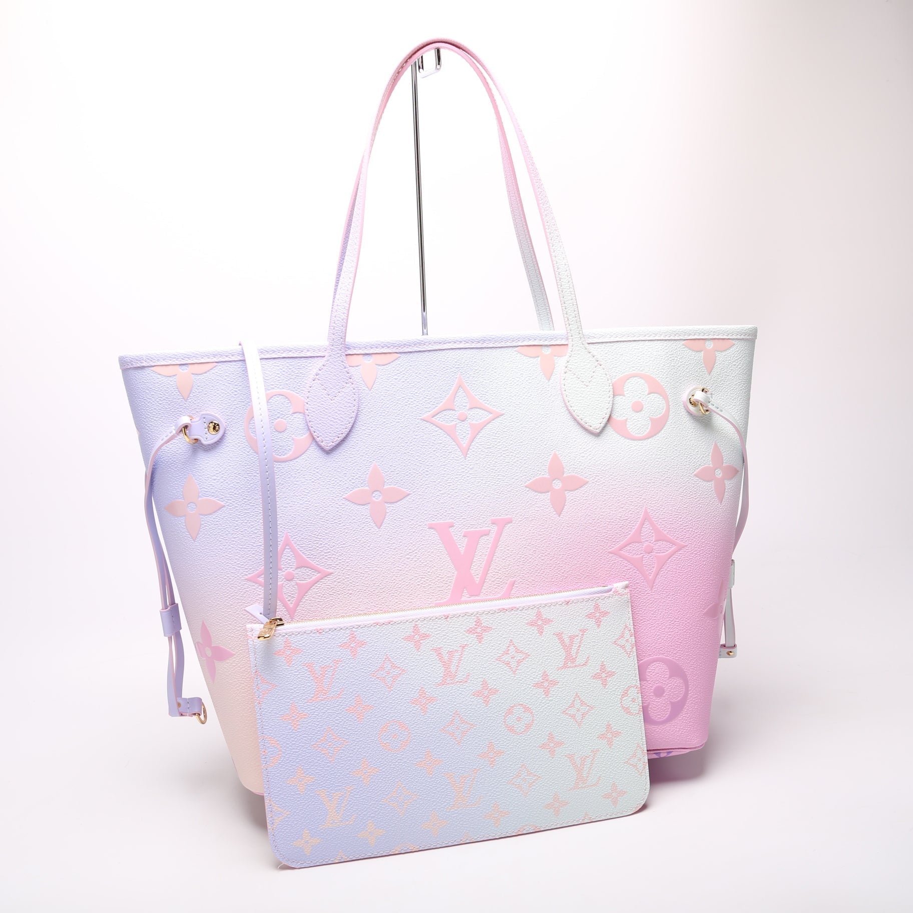 Louis Vuitton Neverfull MM w 'Spring City" Monogram Jewelry