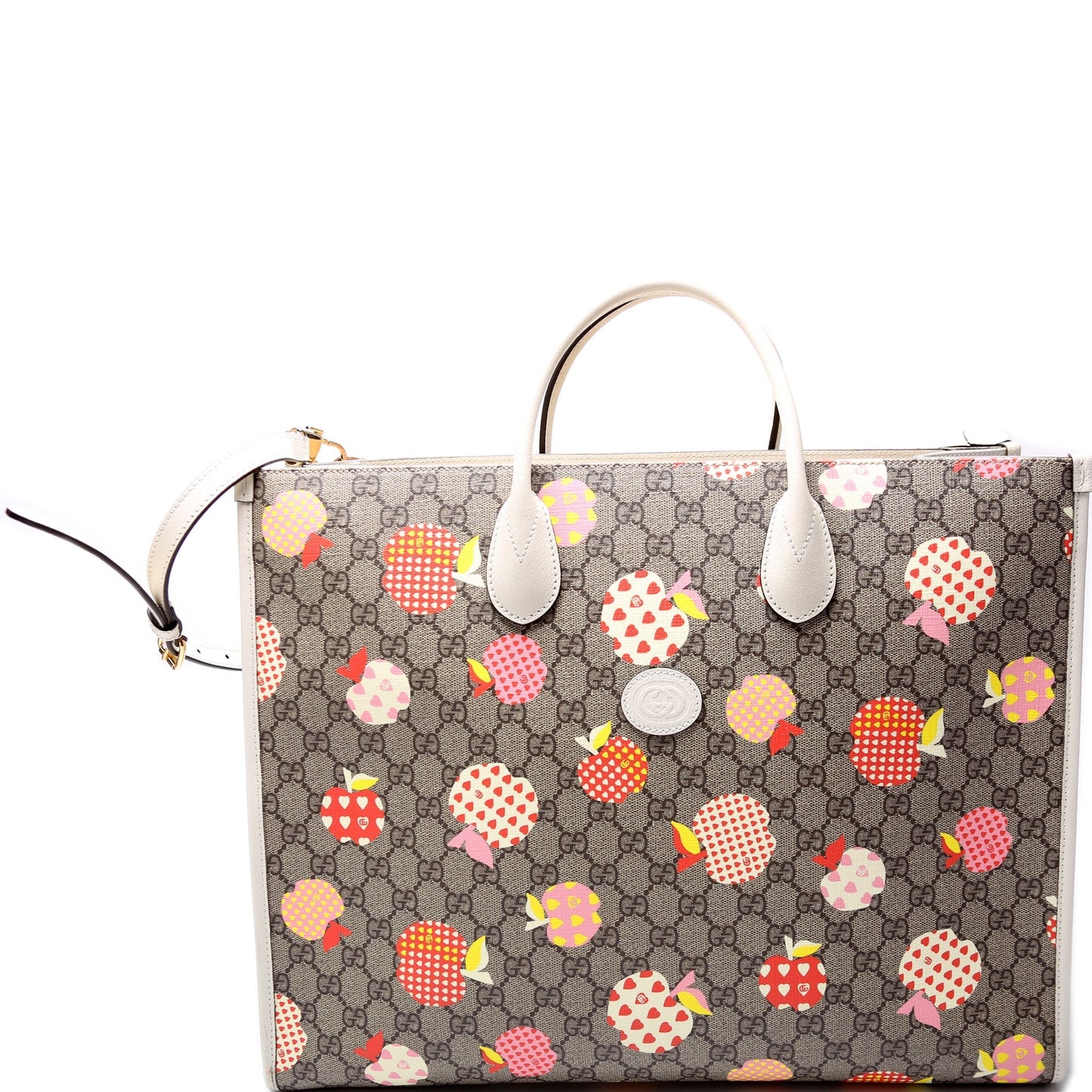 Gucci Interlocking G Les Pommes Medium Tote Bag