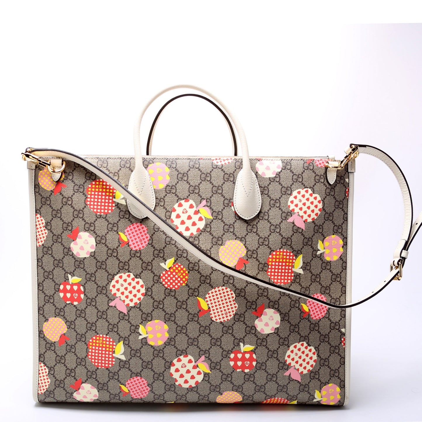 Gucci Interlocking G Les Pommes Medium Tote Bag