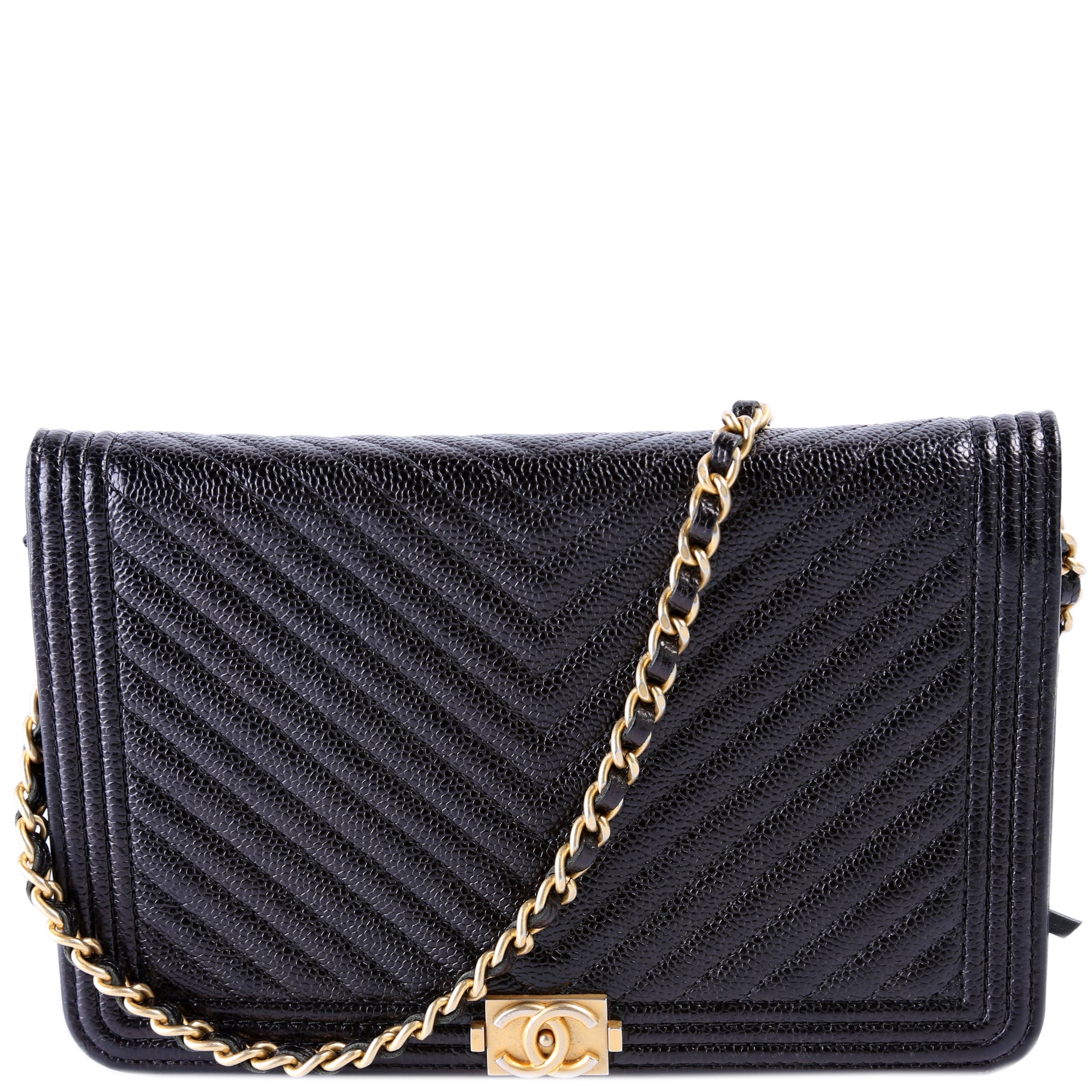 Chanel WOC Boy Caviar Clutch Bag Caviar 1