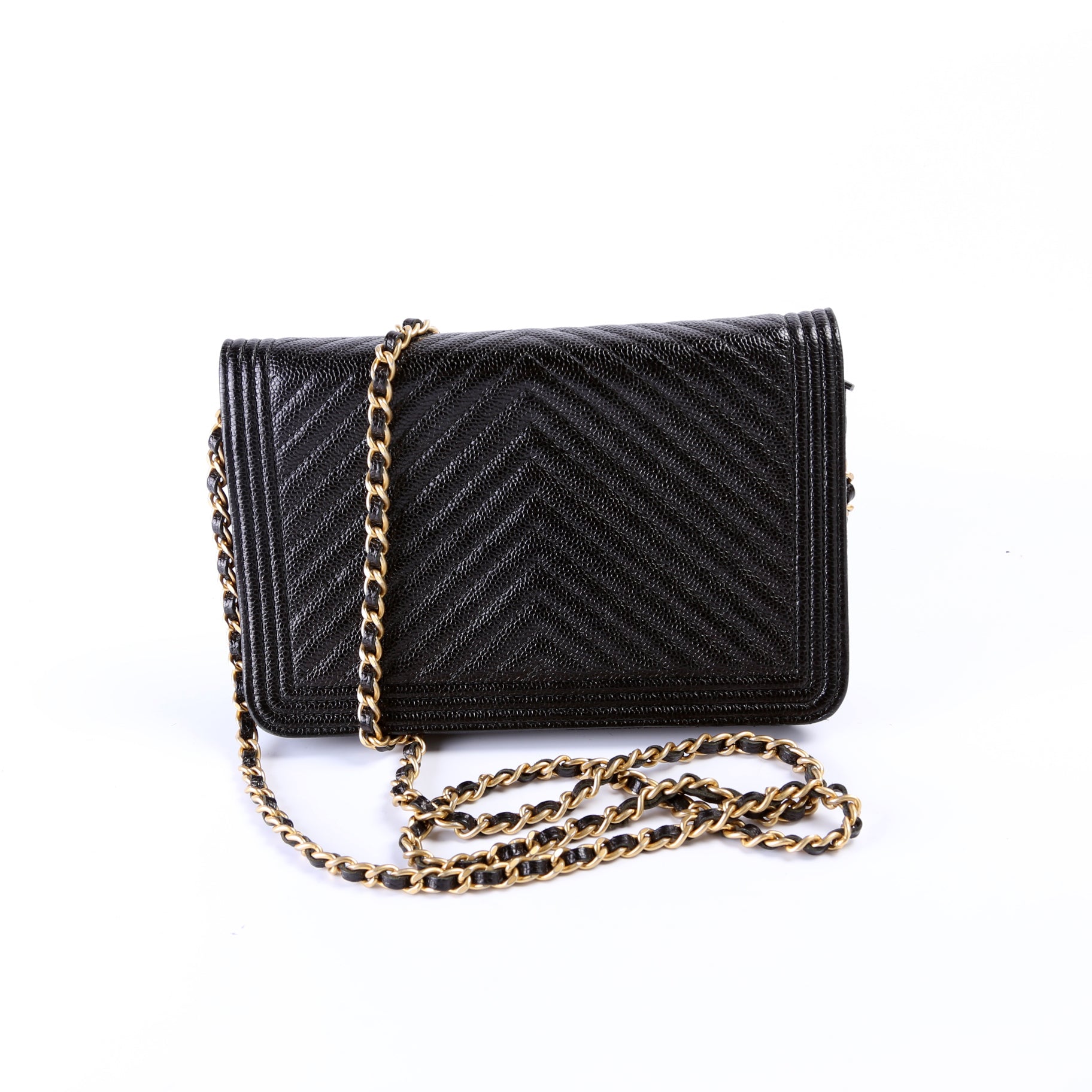 Chanel WOC Boy Caviar Clutch Bag Caviar 1