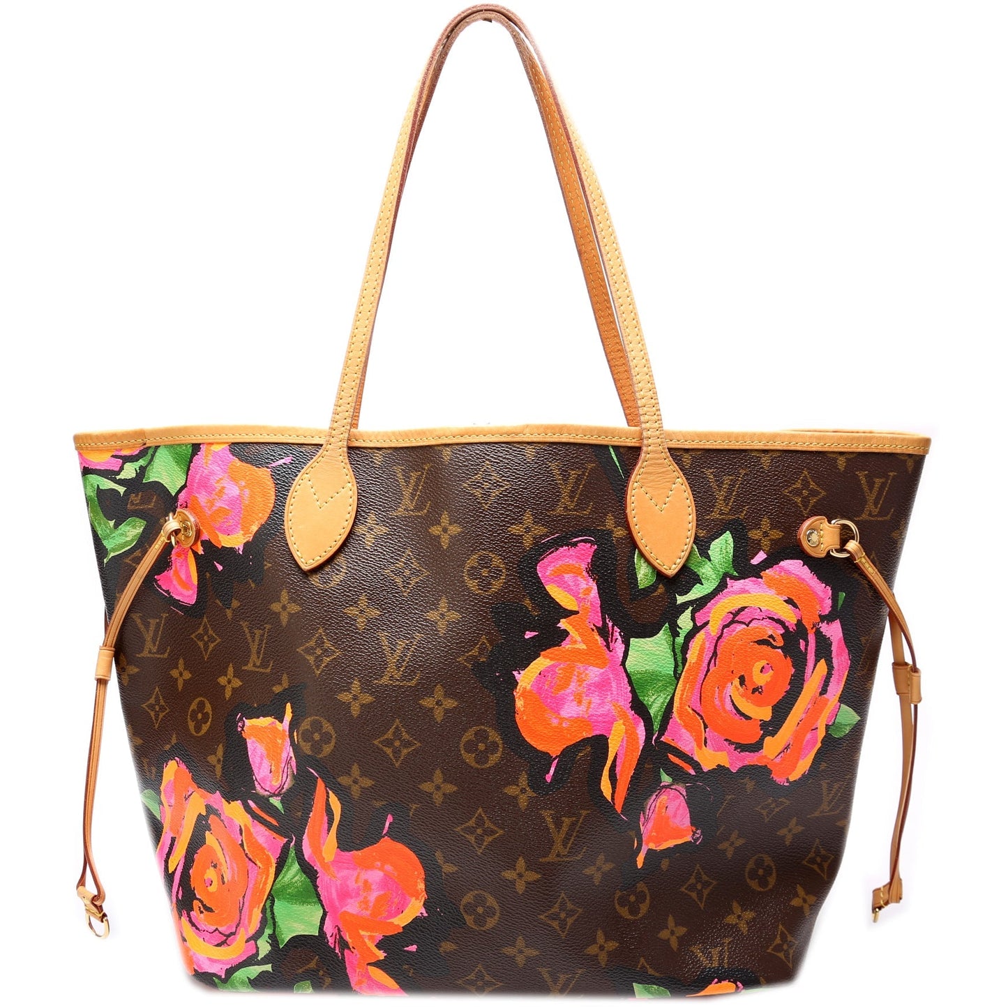 Louis Vuitton Neverfull MM Roses Tote Bag Roses 2