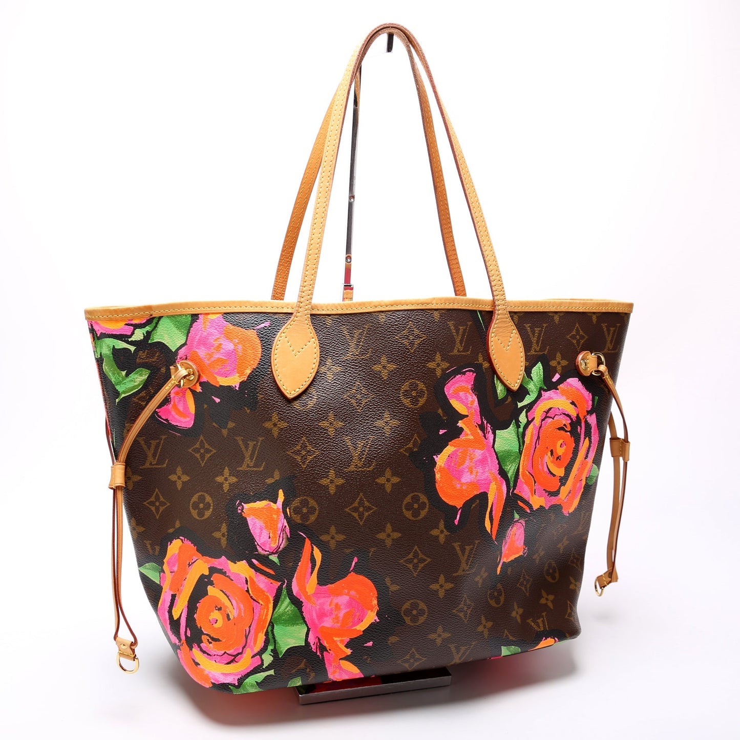 Louis Vuitton Neverfull MM Roses Tote Bag Roses 2