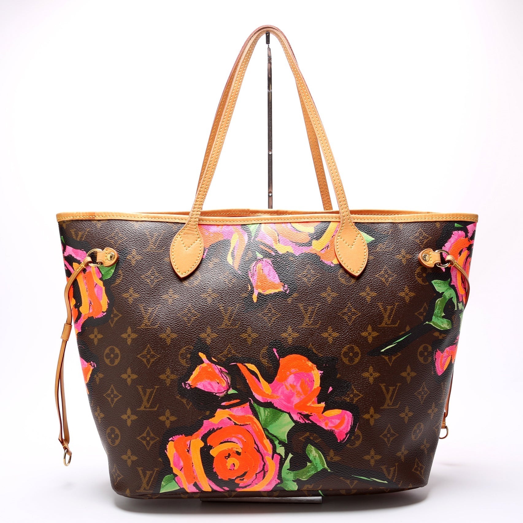 Louis Vuitton Neverfull MM Roses Tote Bag Roses 2