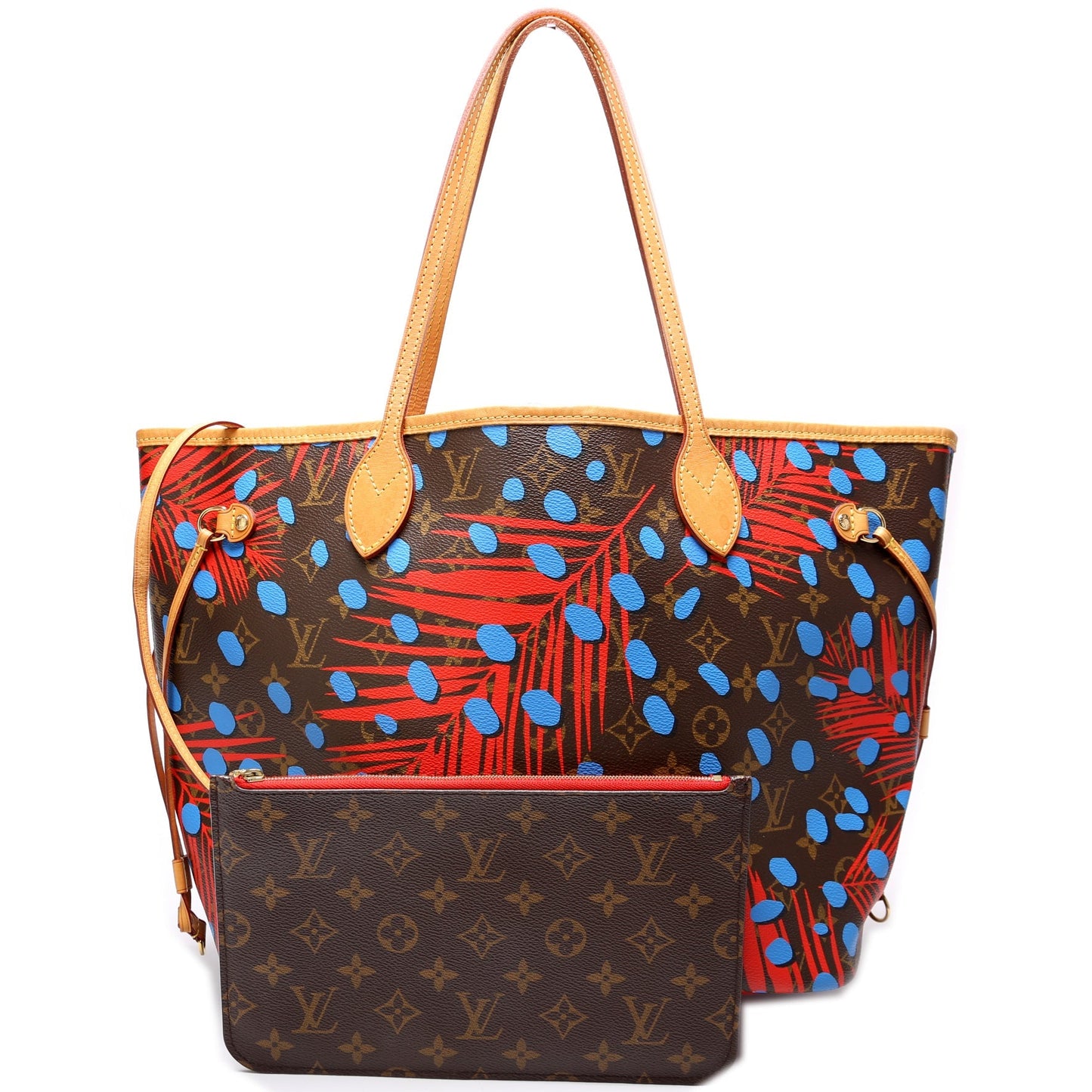 Louis Vuitton Neverfull MM Jungle Dots Wallet Case