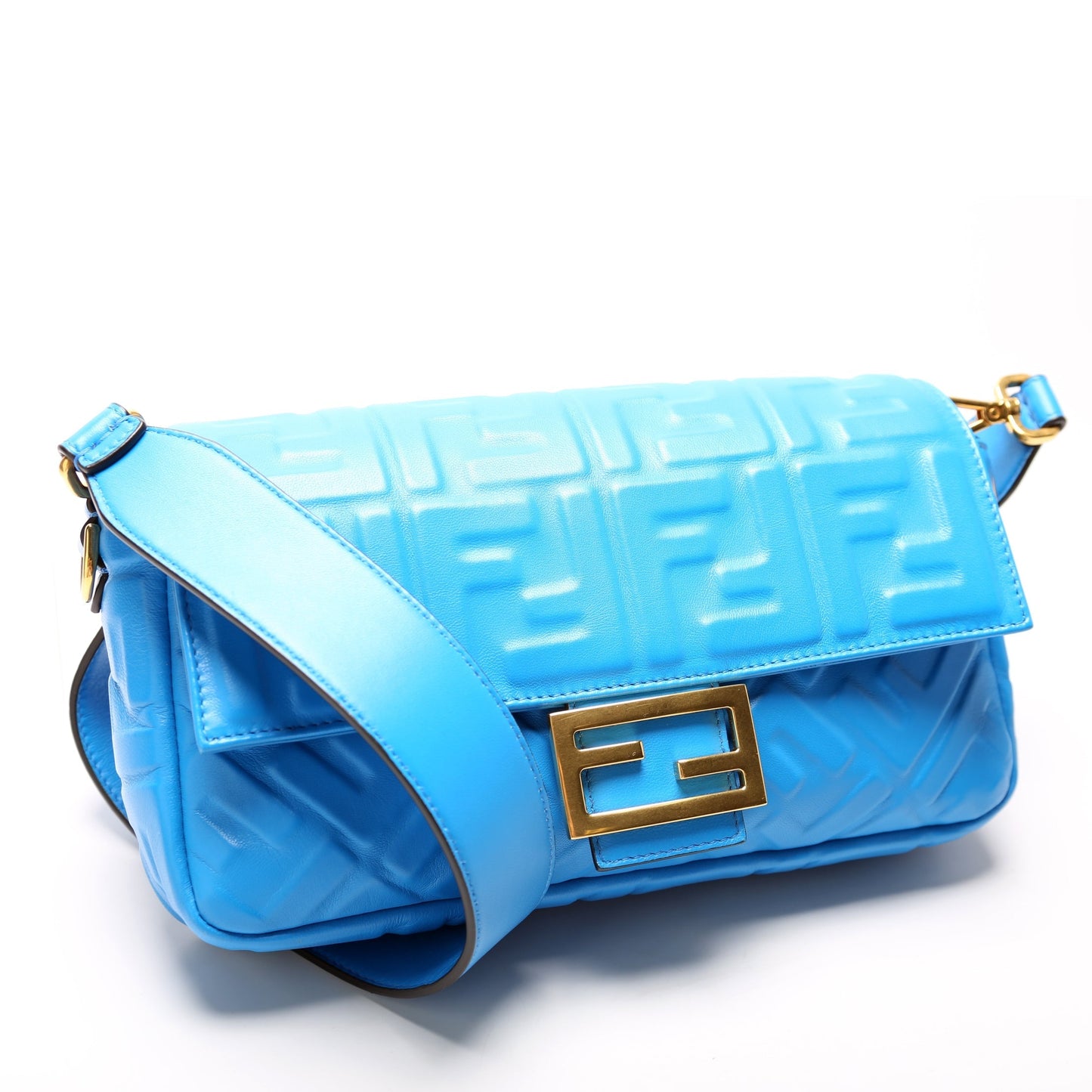 Fendi 8Br600Uette Ff Nappa Bag Embossed Travel Bag Embossed Nappa 2