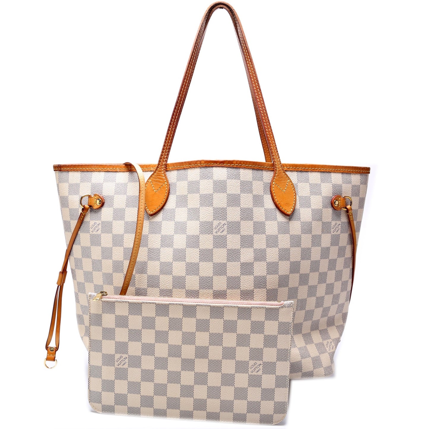 Louis Vuitton Neverfull W MM Damer Azur Wallet Case Azur 1