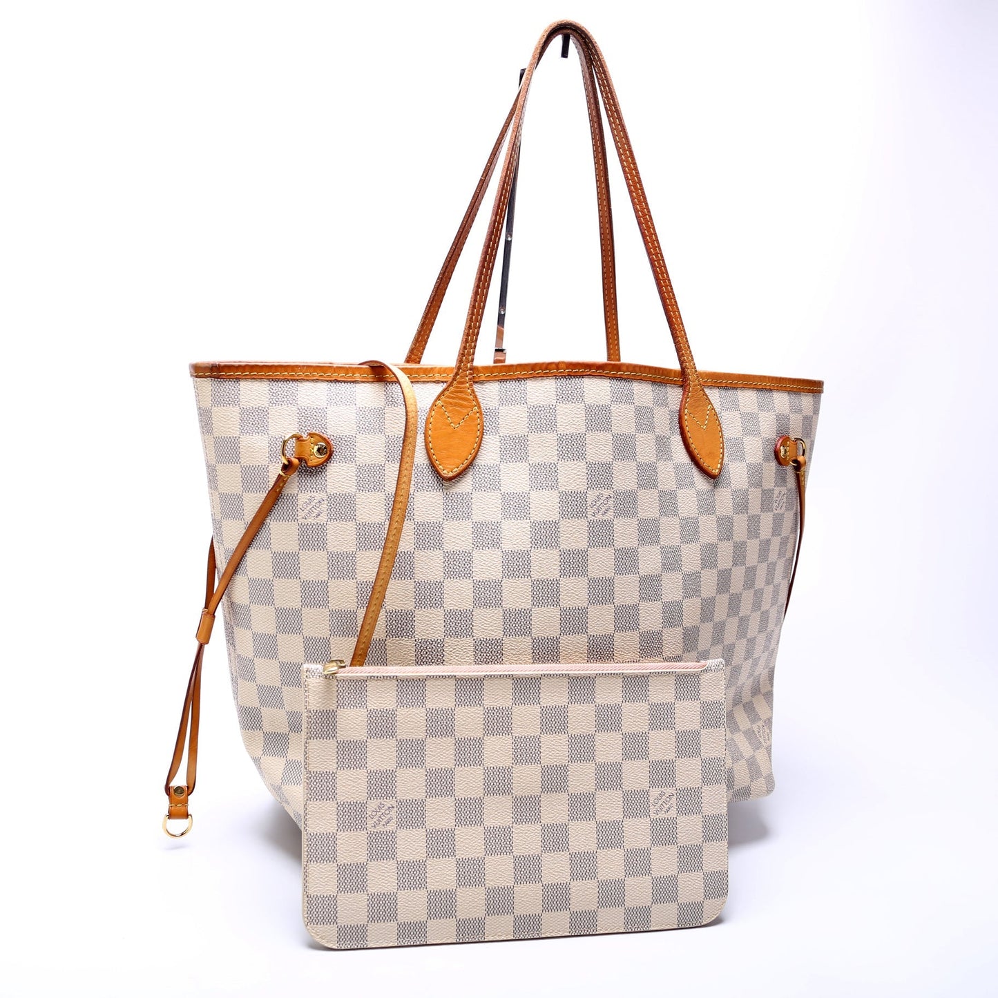 Louis Vuitton Neverfull W MM Damer Azur Wallet Case Azur 1